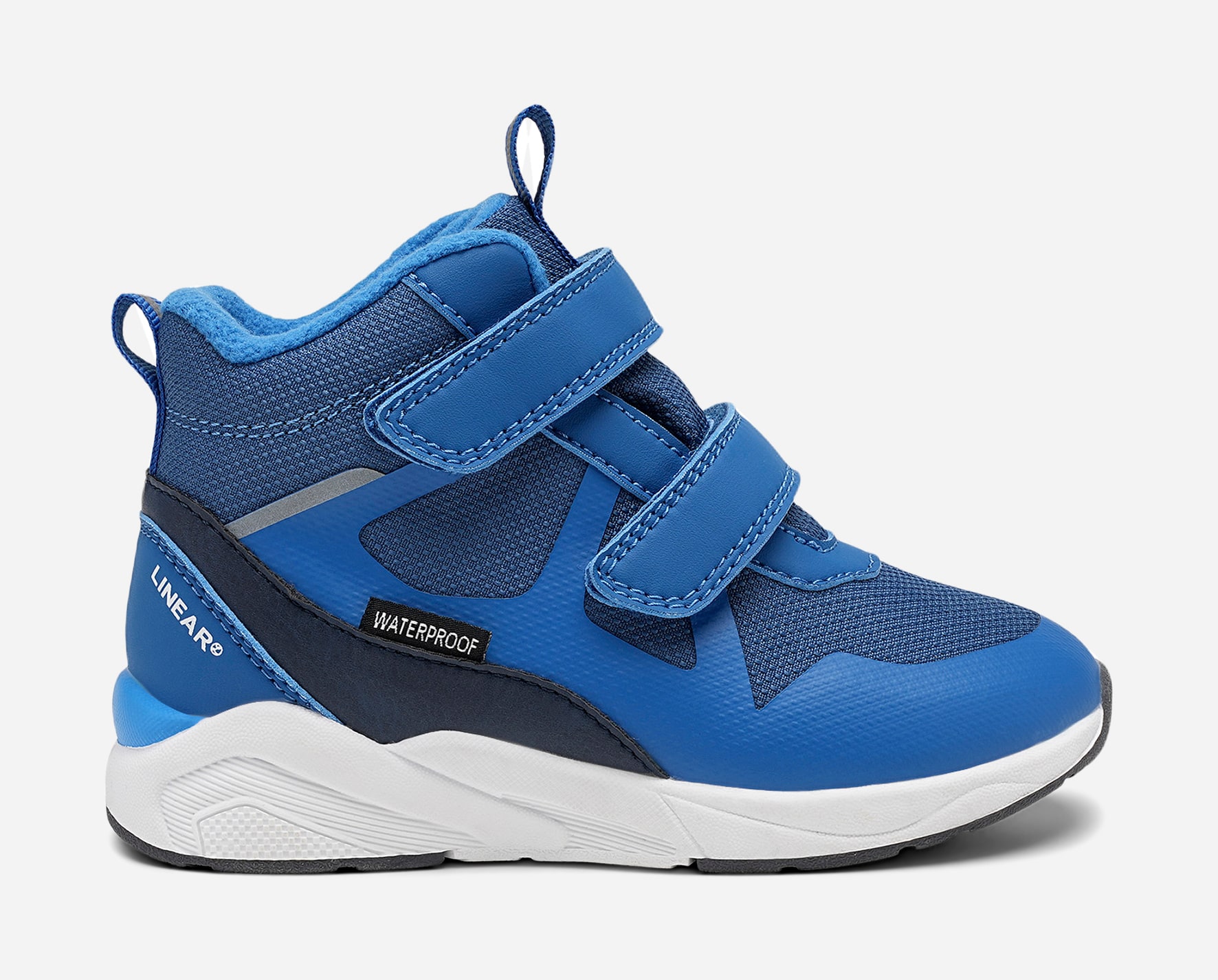 LINEAR, Fleecefodrade kängor waterproof Blåa