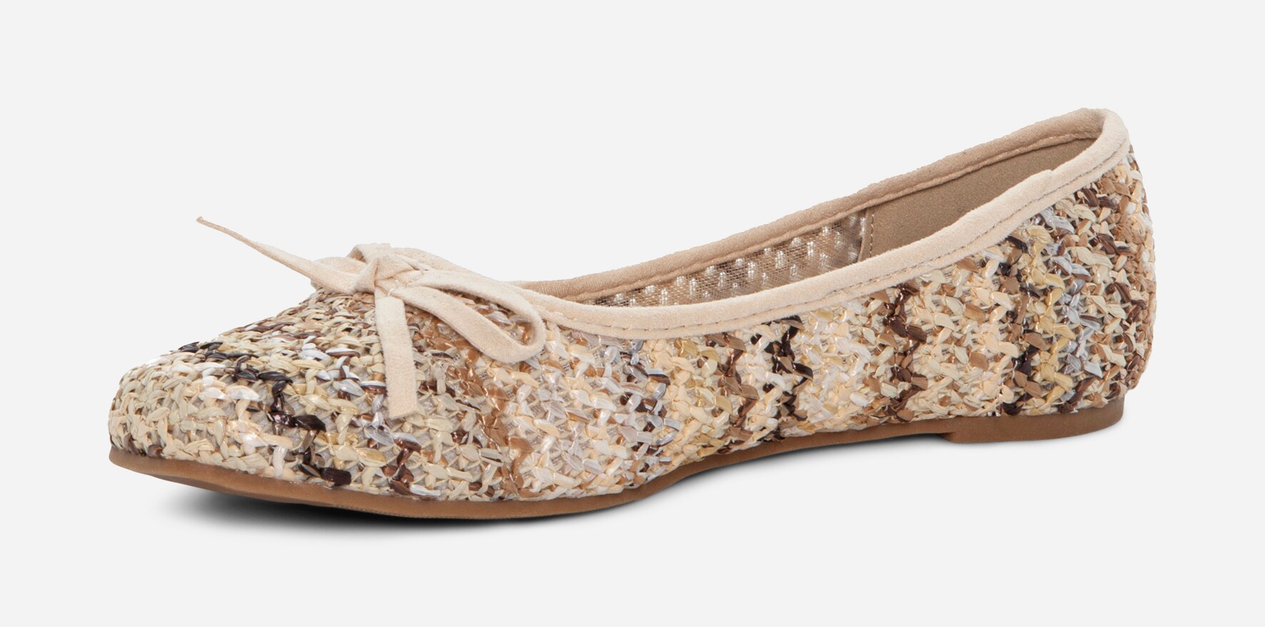 DUFFY, Ballerinaskor Beigea