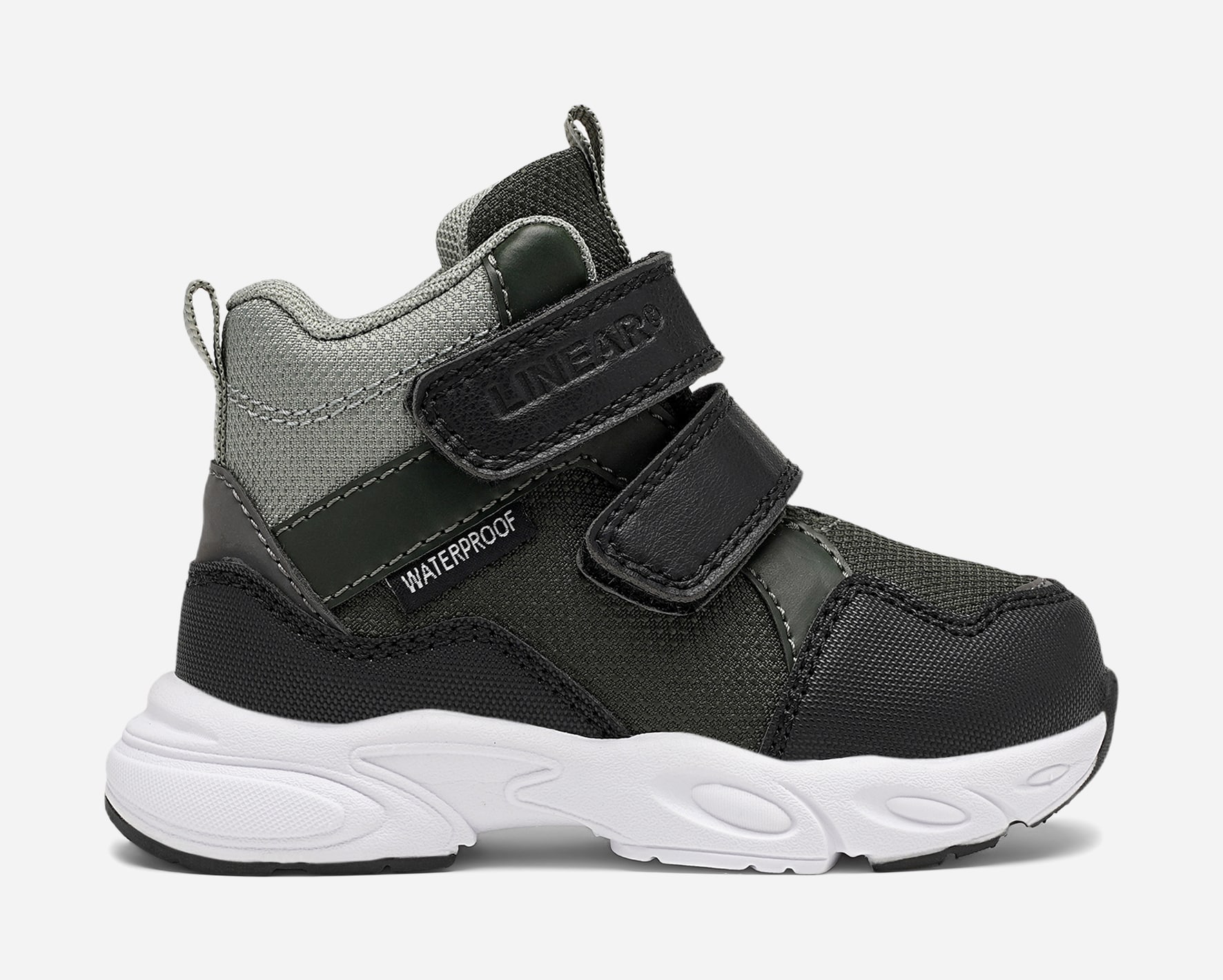 LINEAR, Höga sneakers, waterproof Gröna