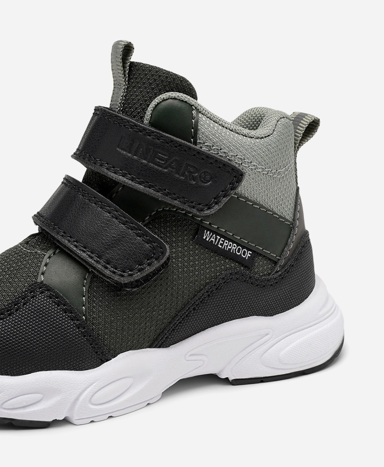 LINEAR, Höga sneakers, waterproof Gröna