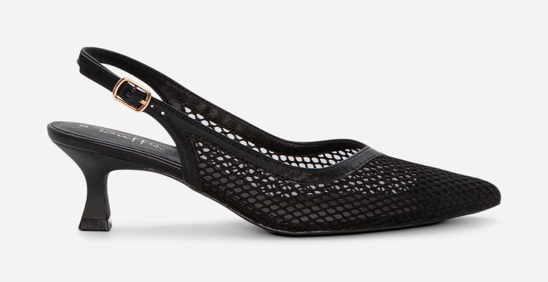DUFFY, Pumps med slingback Svarta