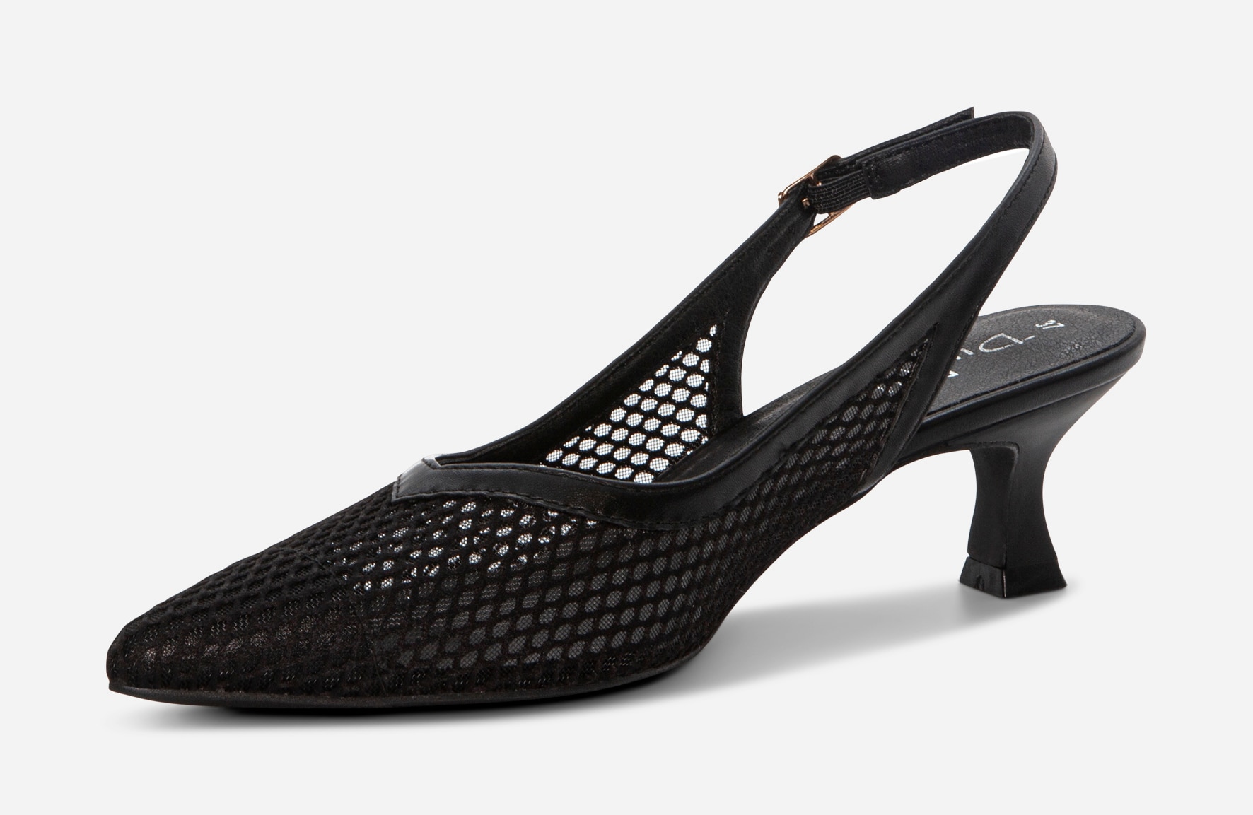 DUFFY, Pumps med slingback Svarta