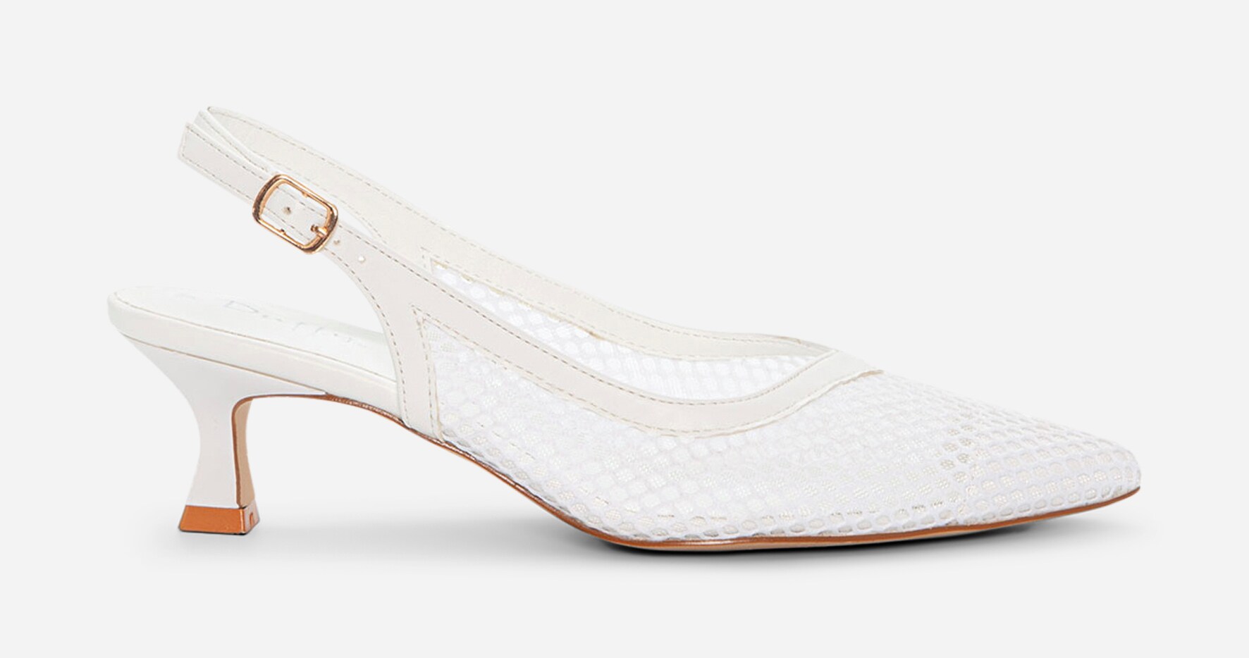 DUFFY, Pumps med slingback Vita