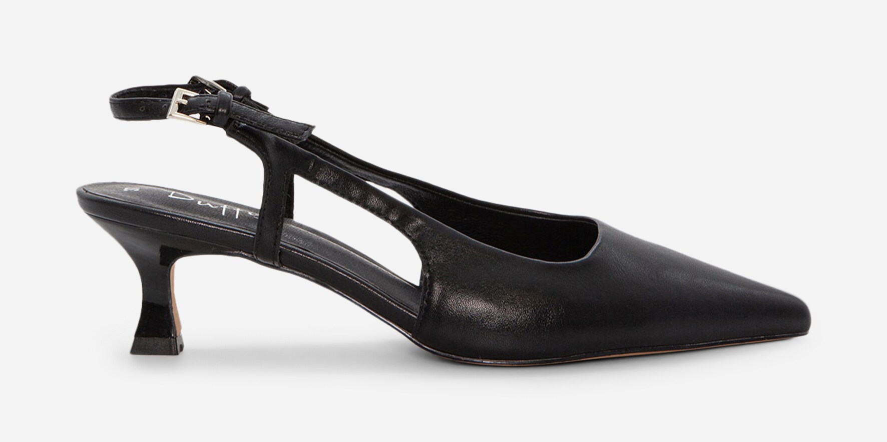 DUFFY, Pumps med slingback Svarta