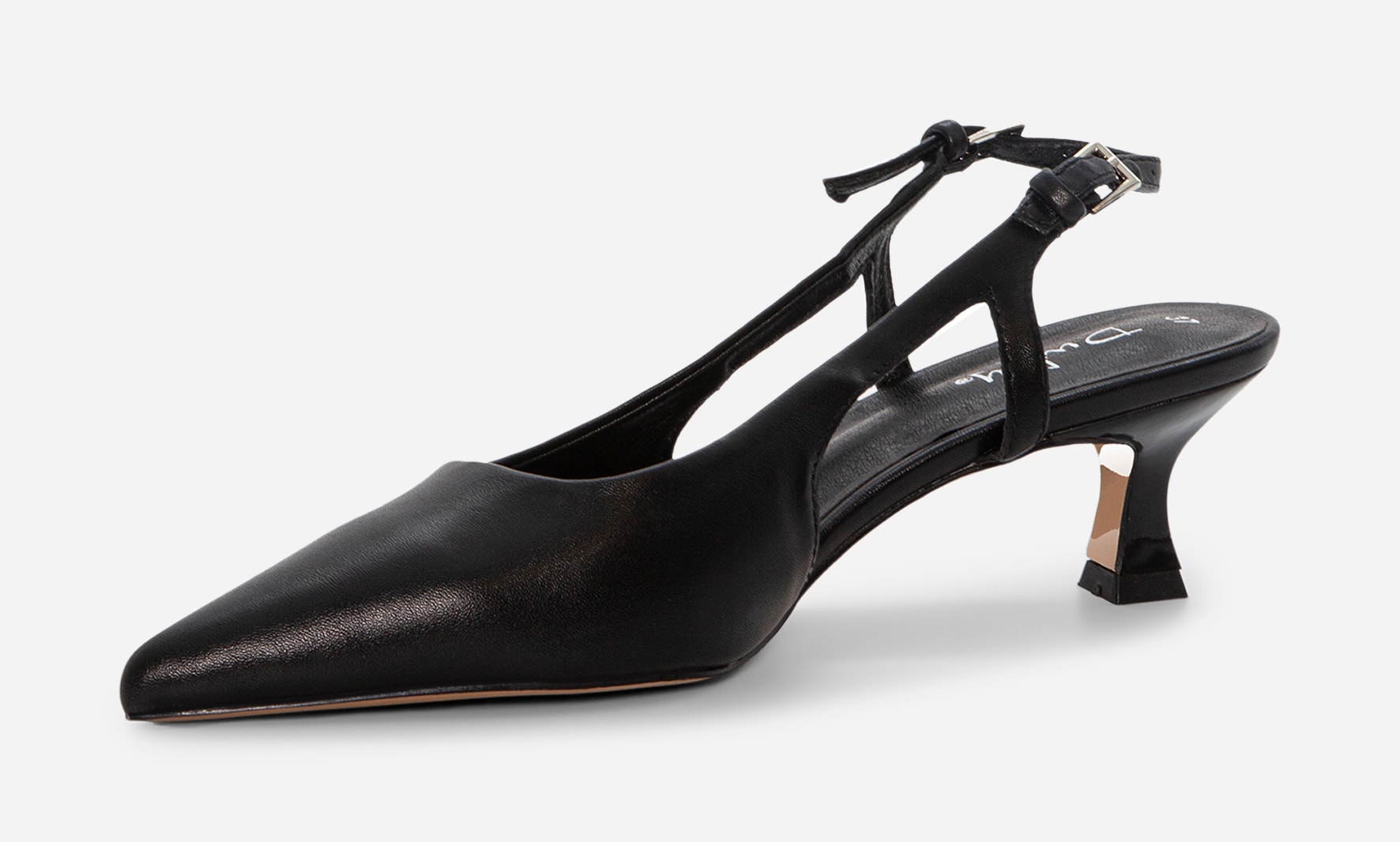 DUFFY, Pumps med slingback Svarta