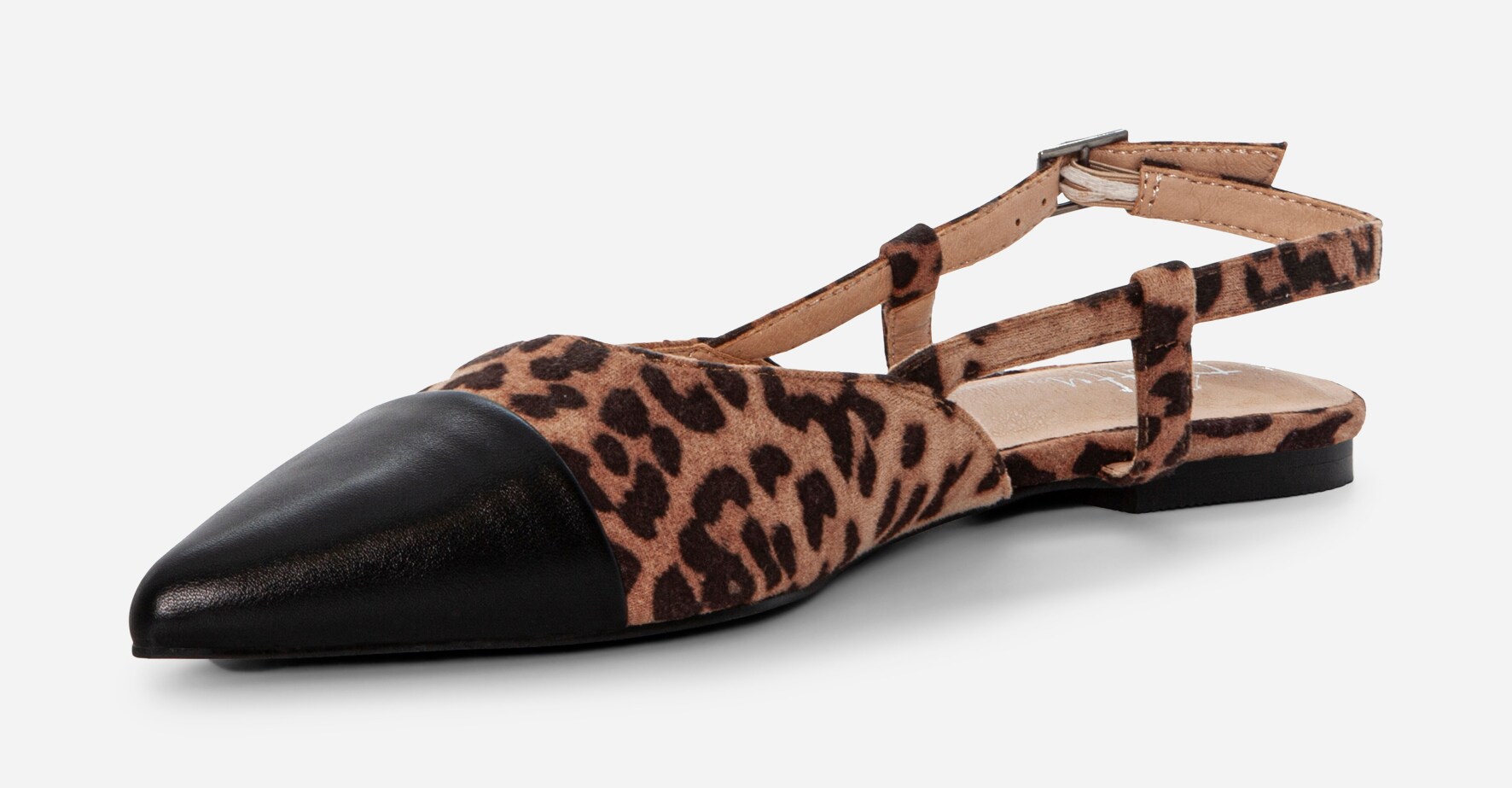 DUFFY, Ballerinaskor med slingback Gula