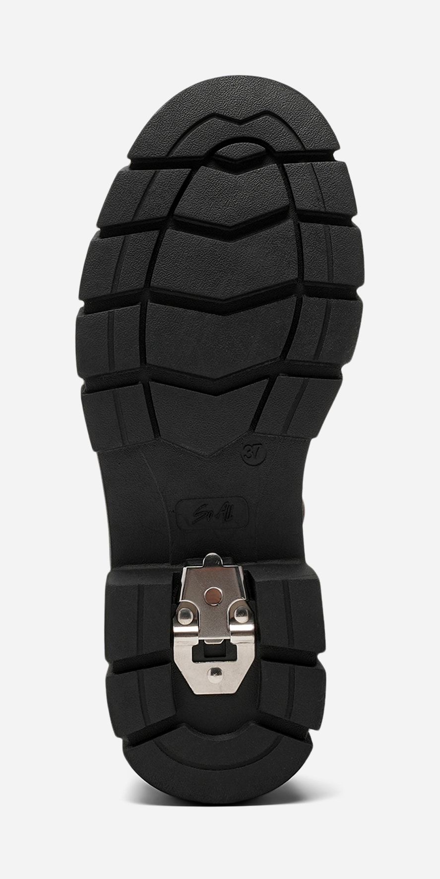 SO ALL, Varmfodrade boots med inbyggd brodd Bruna