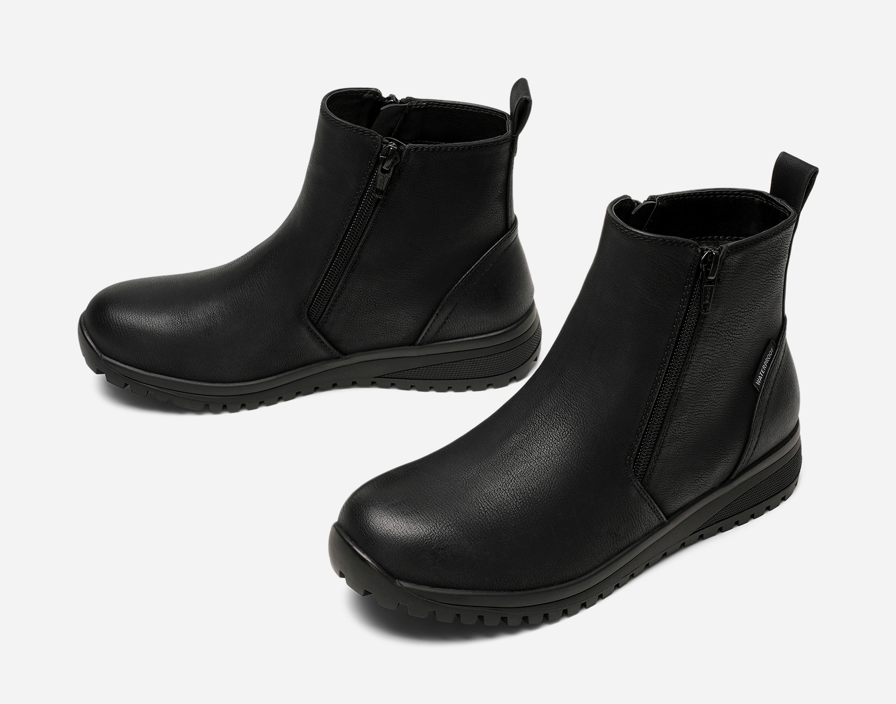 SO ALL, Varmfodrade boots, waterproof Svarta