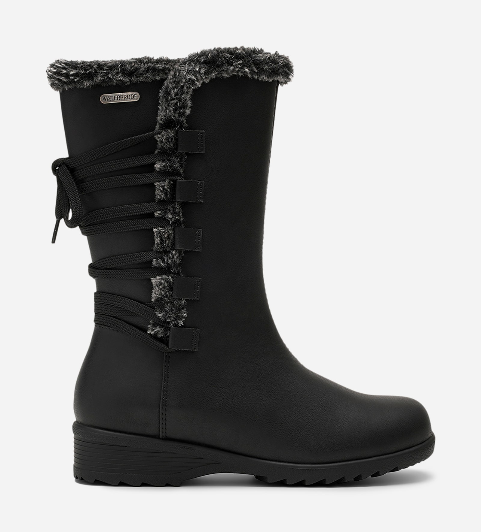 SO ALL, Varmfodrade stövlar, waterproof Svarta