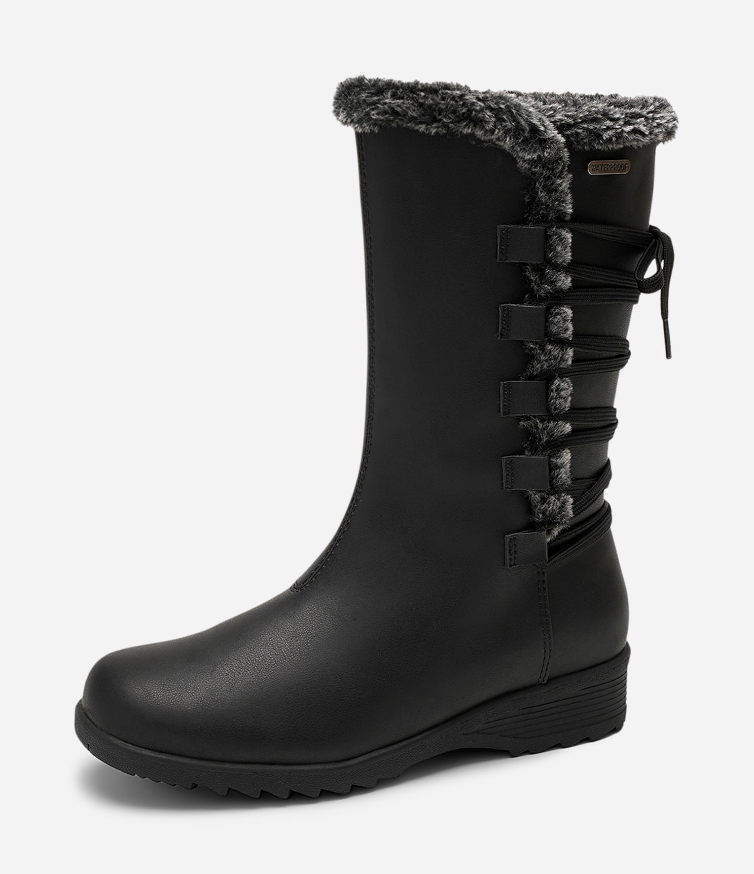 SO ALL, Varmfodrade stövlar, waterproof Svarta