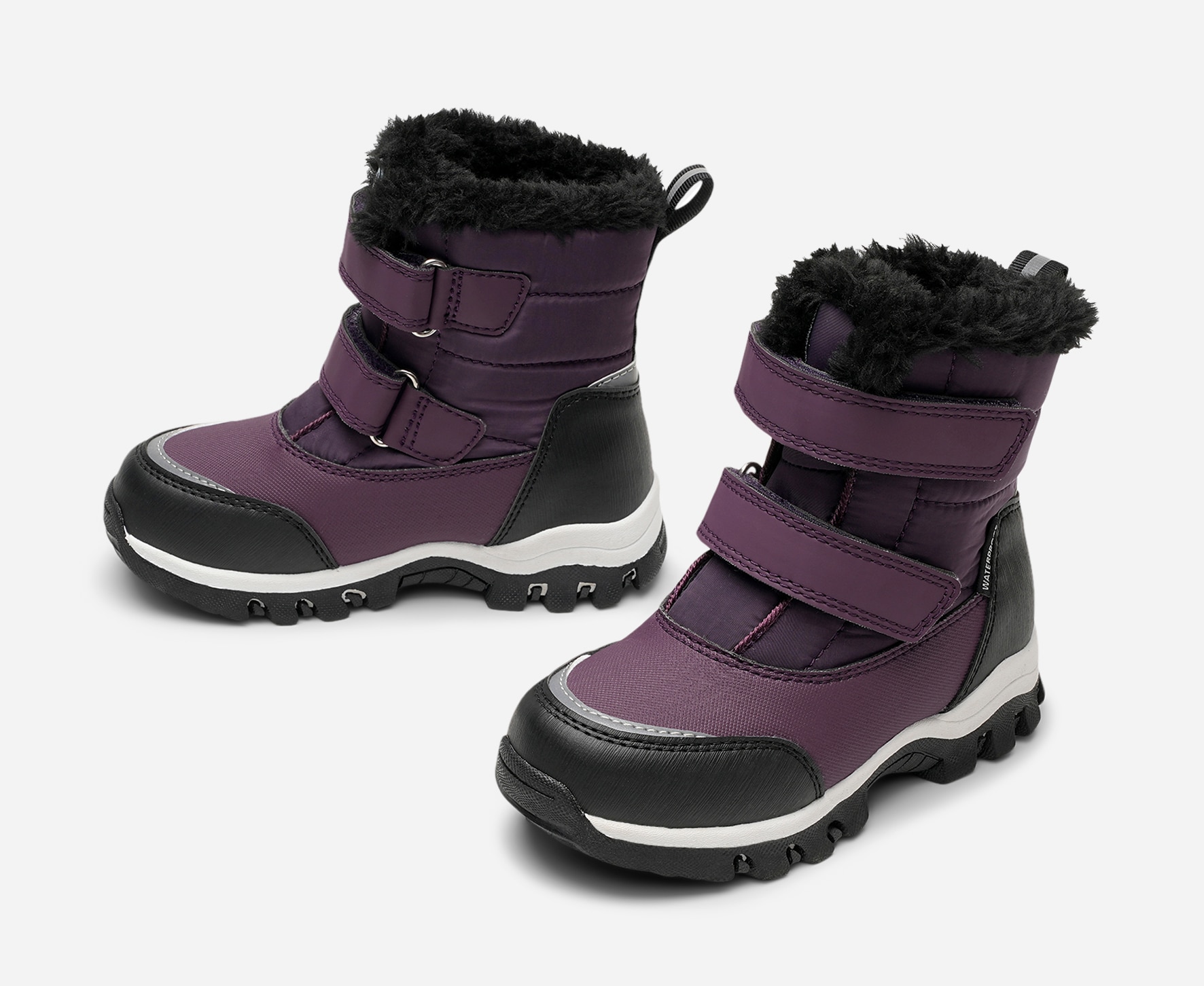 LINEAR, Varmfodrade kängor waterproof Lila