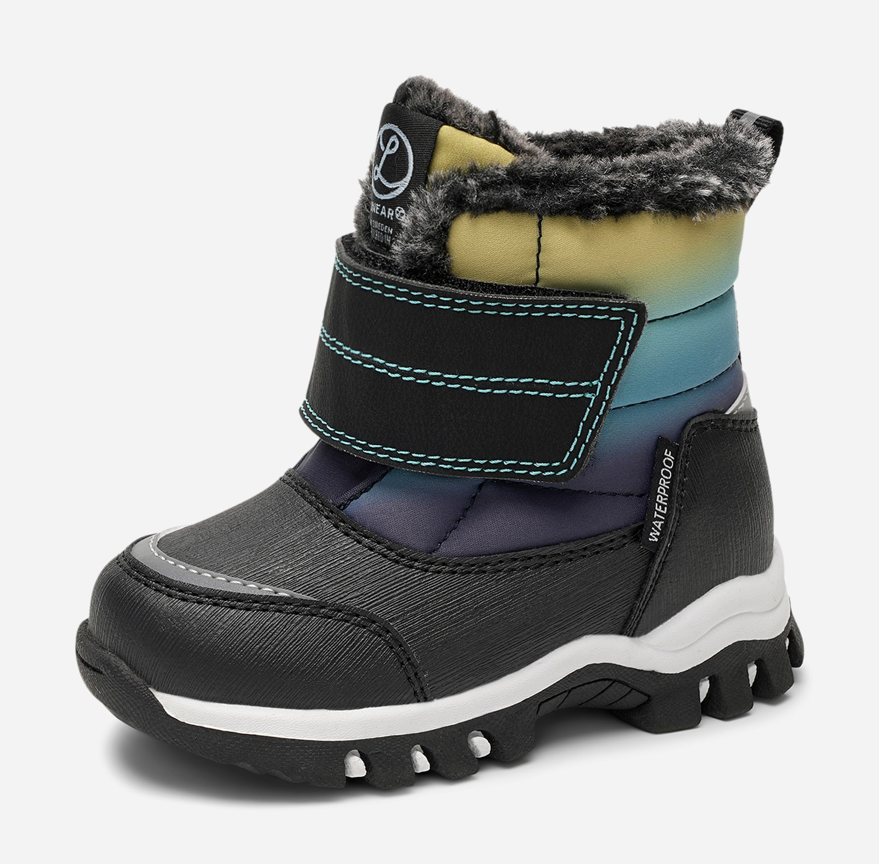 LINEAR, Varmfodrade kängor waterproof Svarta