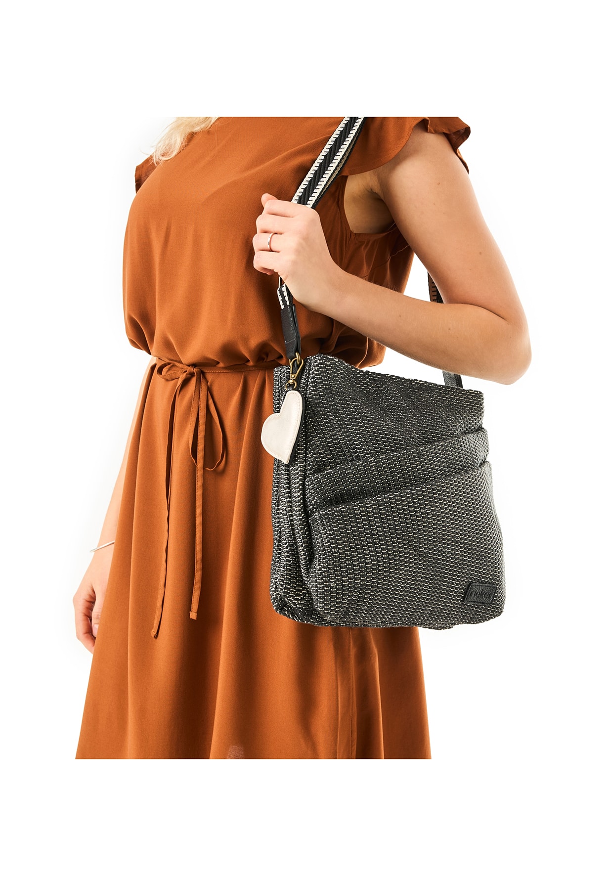 RIEKER, Handväska Svarta