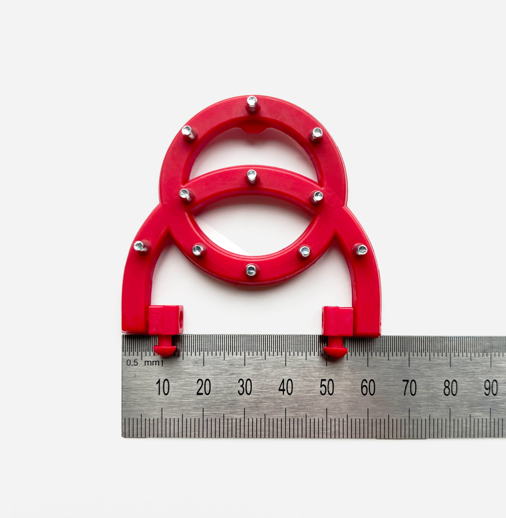 RIEKER, Broddar, bredd 60mm, stl 36-42 Röda