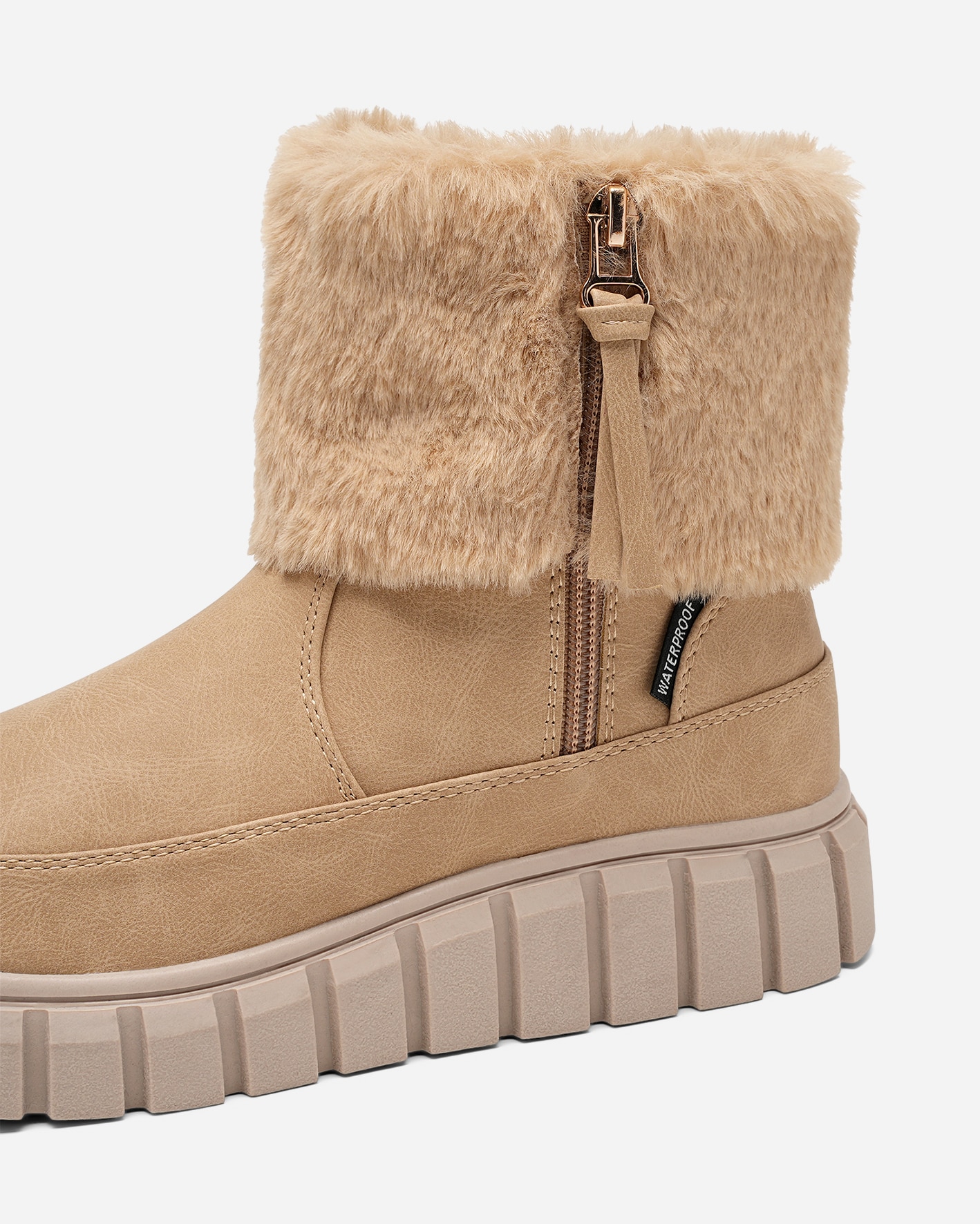 LINEAR, Varmfodrade boots, waterproof Beigea