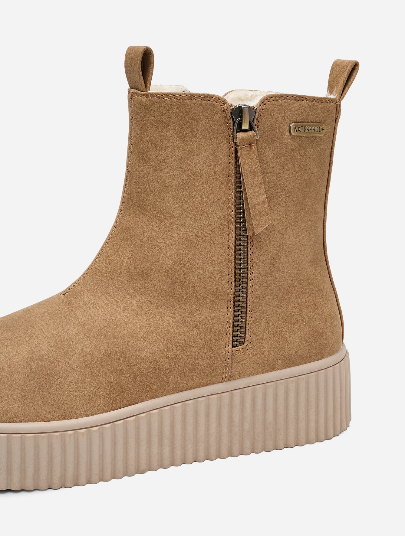 DINSKO, Varmfodrade boots, waterproof Beigea