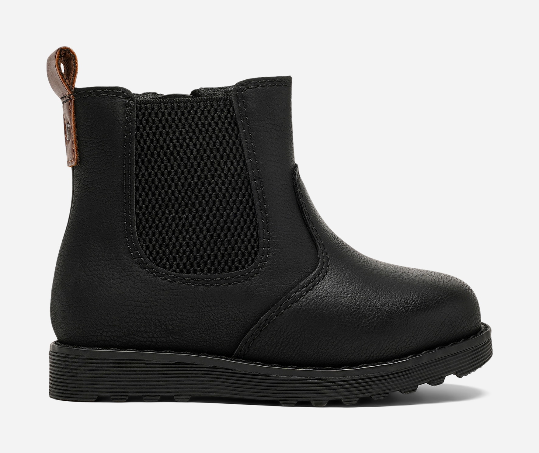 LINEAR, Boots med dragkedja Svarta
