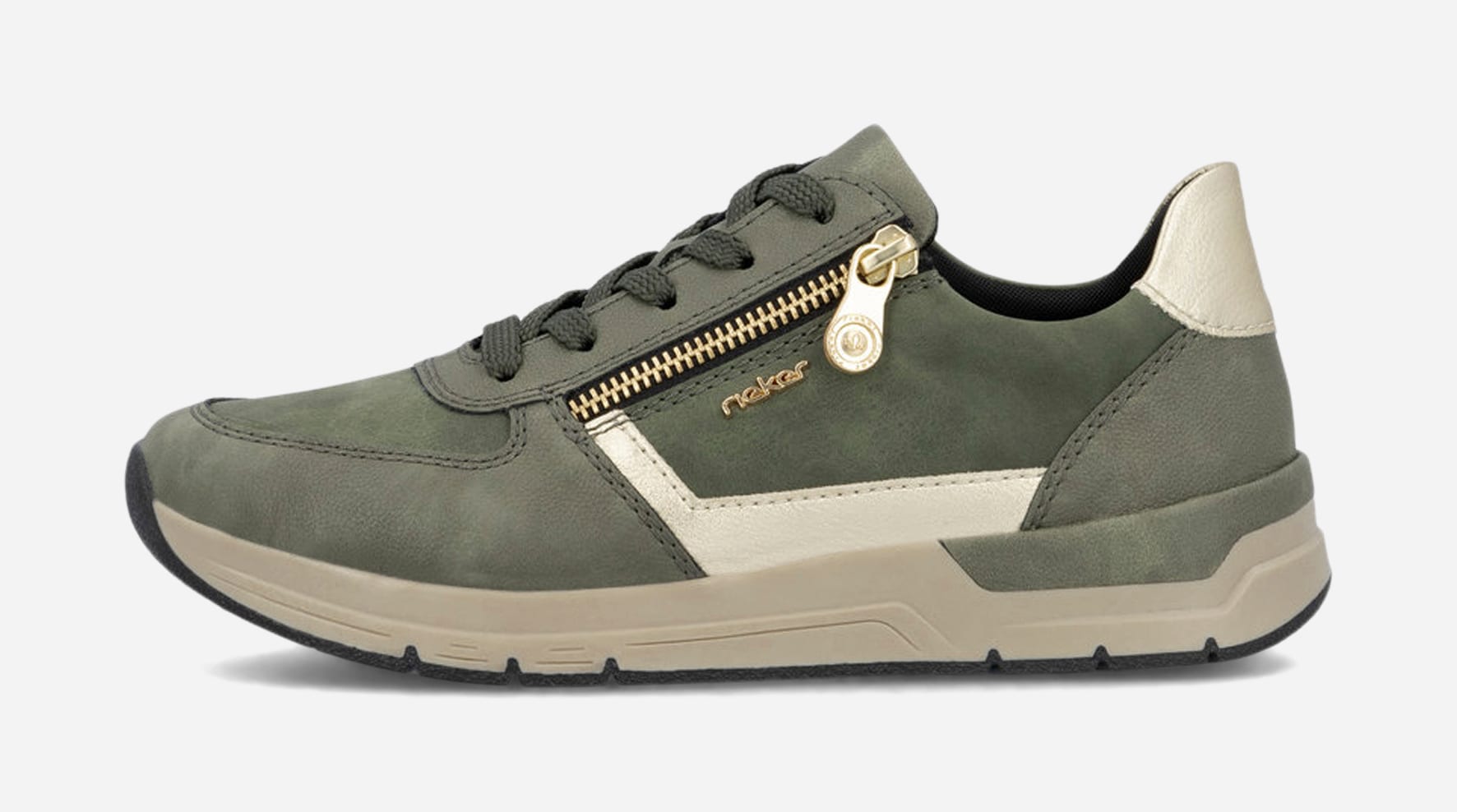 RIEKER, Sneakers Gröna