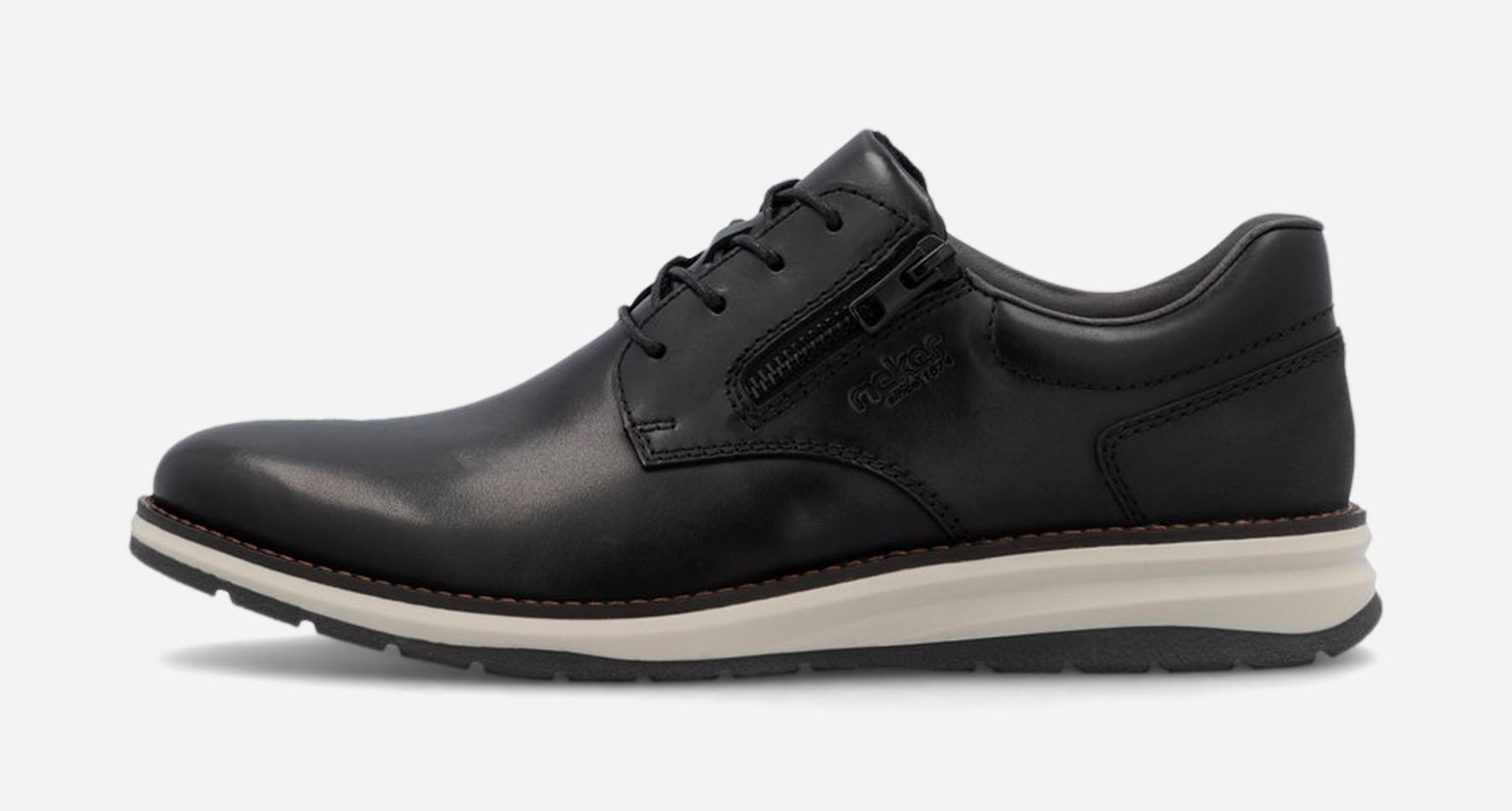 RIEKER, Snörskor Svarta