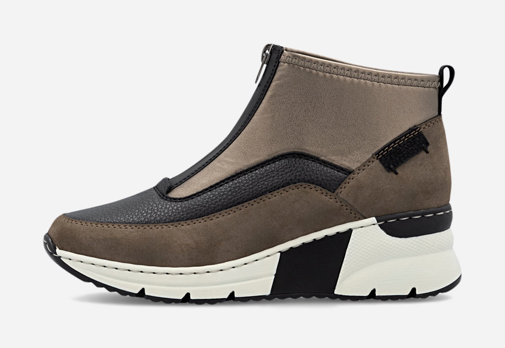 RIEKER, Höga sneakers Bruna