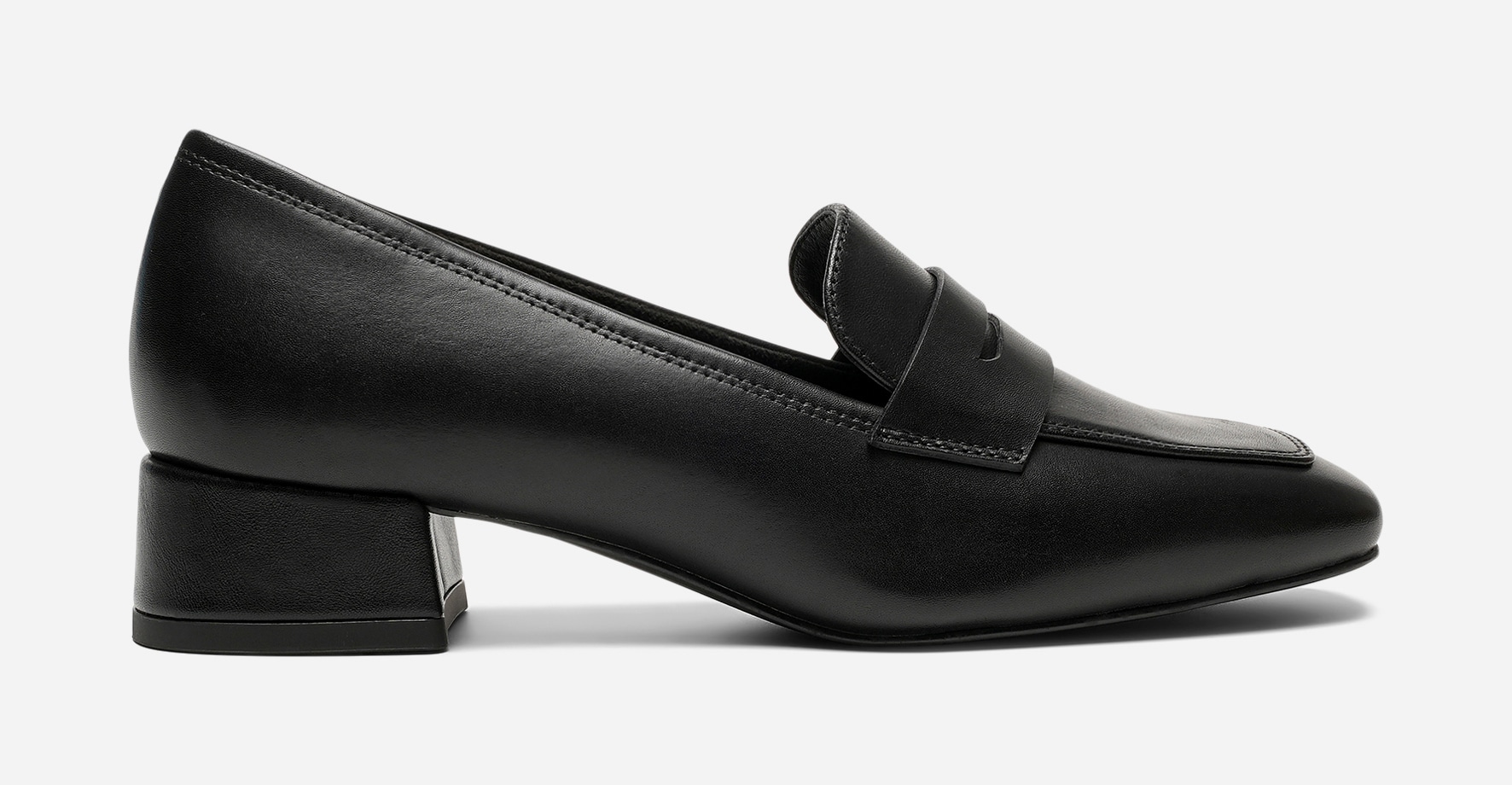 PACE, Loafers på klack Svarta