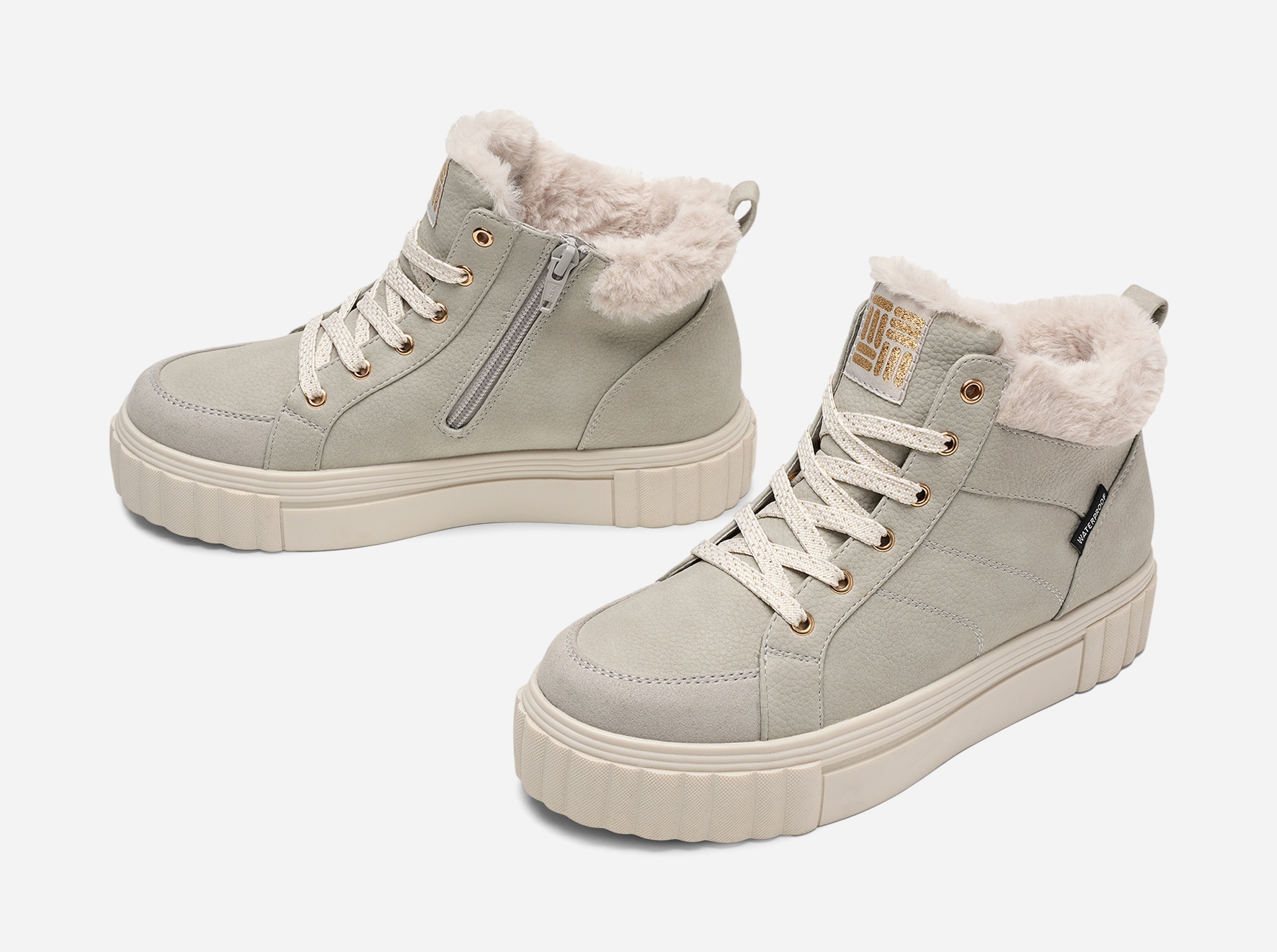 DINSKO, Varmfodrade kängor waterproof Gråa