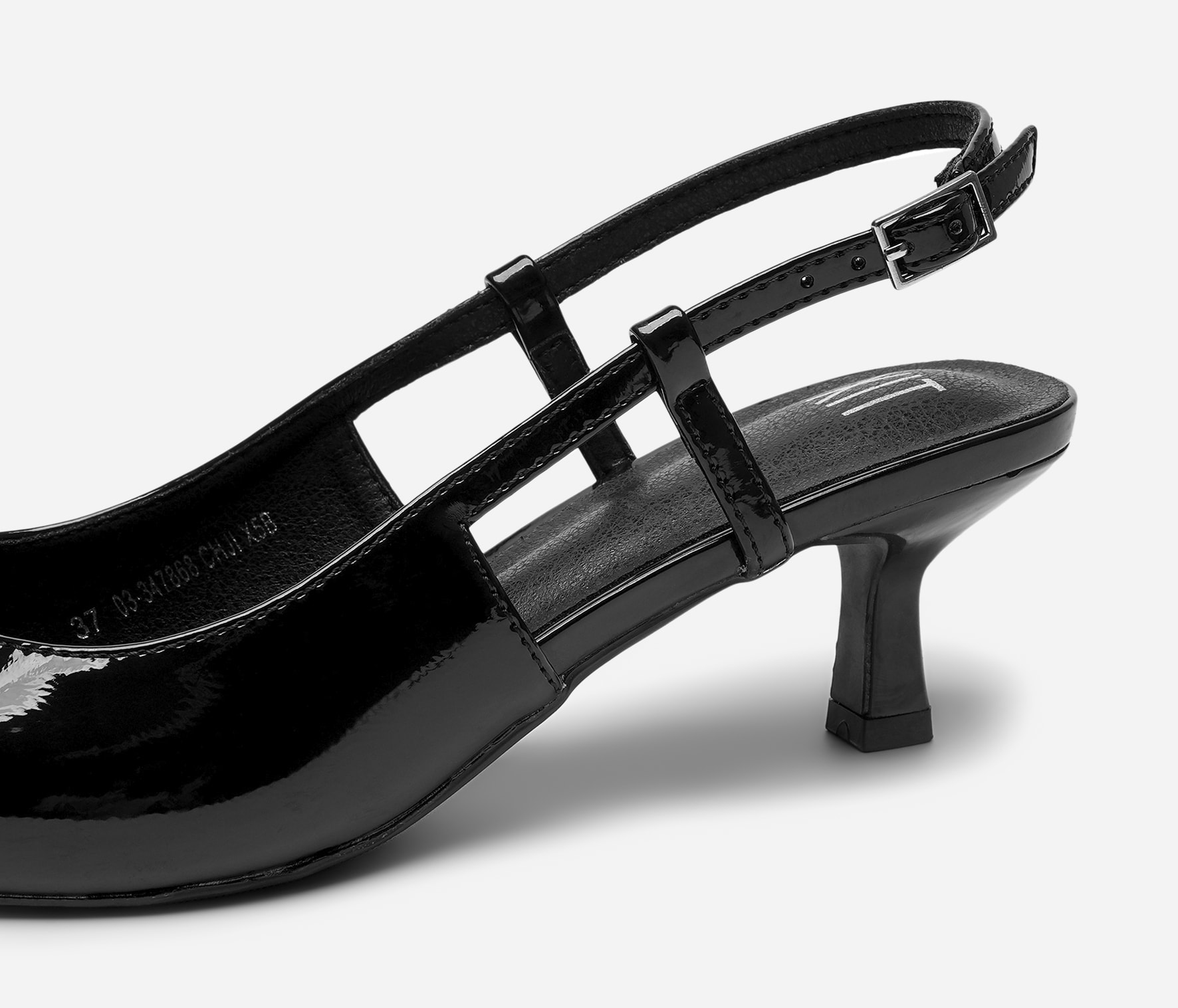 XIT, Pumps med slingback Svarta