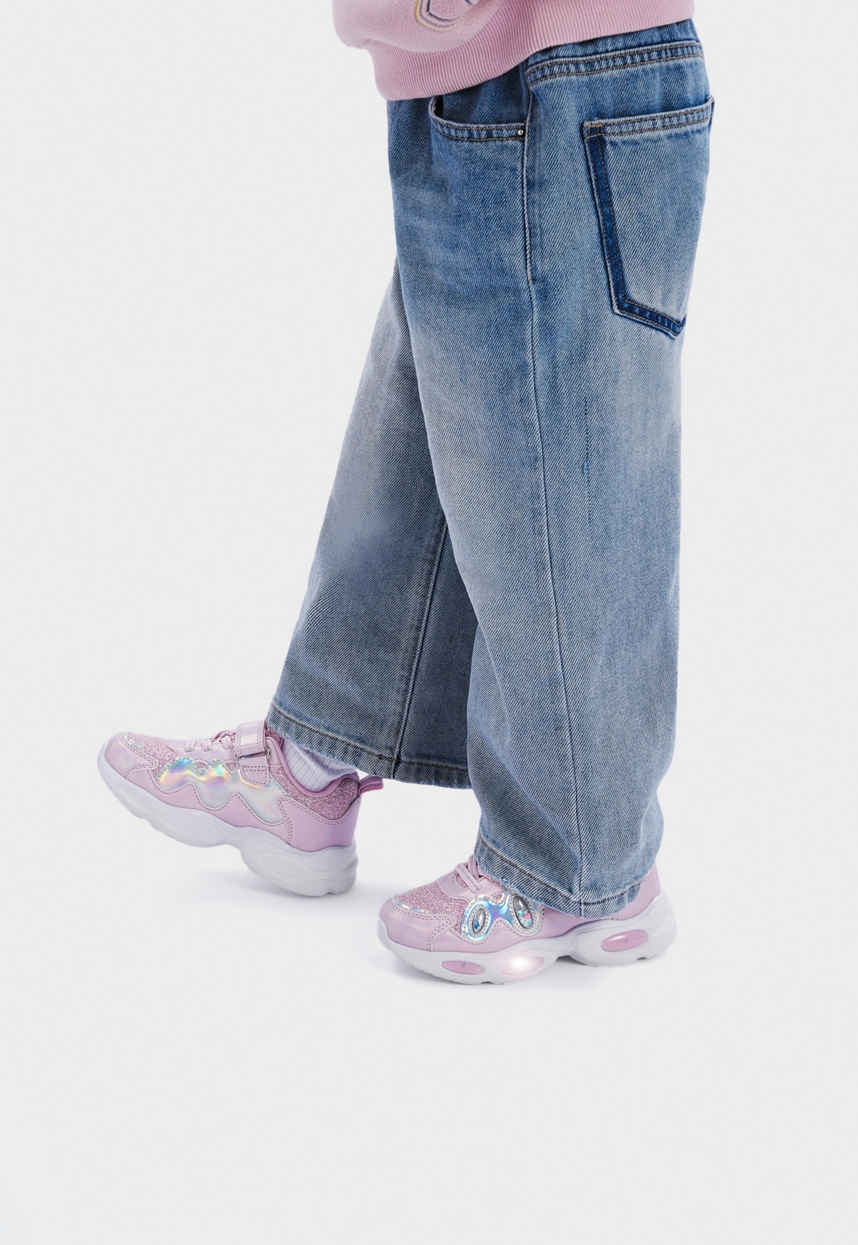 DINSKO, Blinkande sneakers Rosa