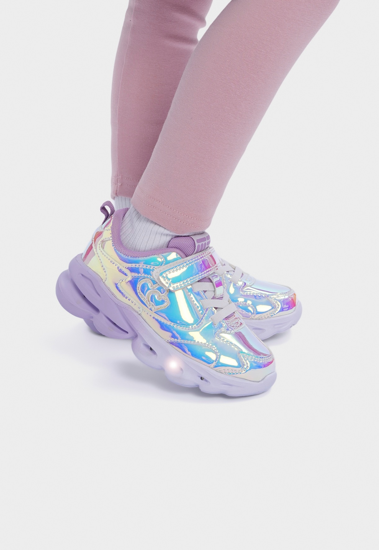 DINSKO, Blinkande sneakers Gråa