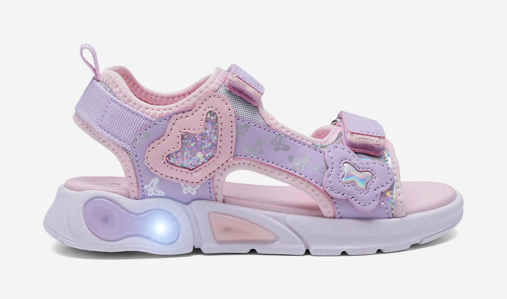 DINSKO, Blinkande sandaler Lila