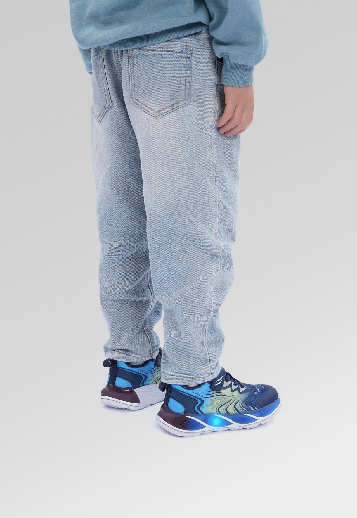 DINSKO, Blinkande sneakers Blåa