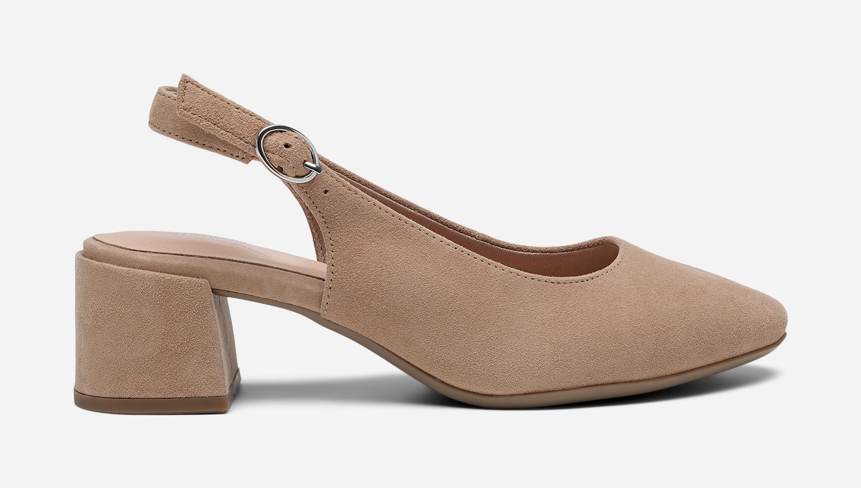 PACE, Pumps med slingback Beigea