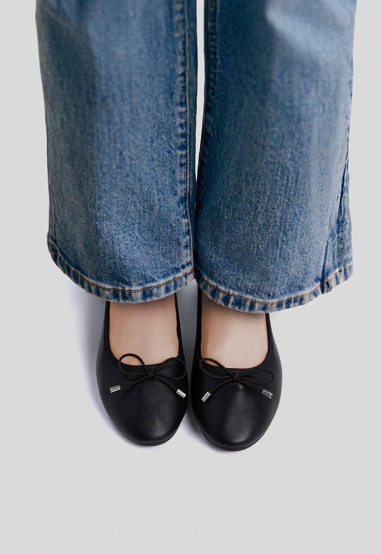 ATTITUDE, Ballerinaskor Svarta