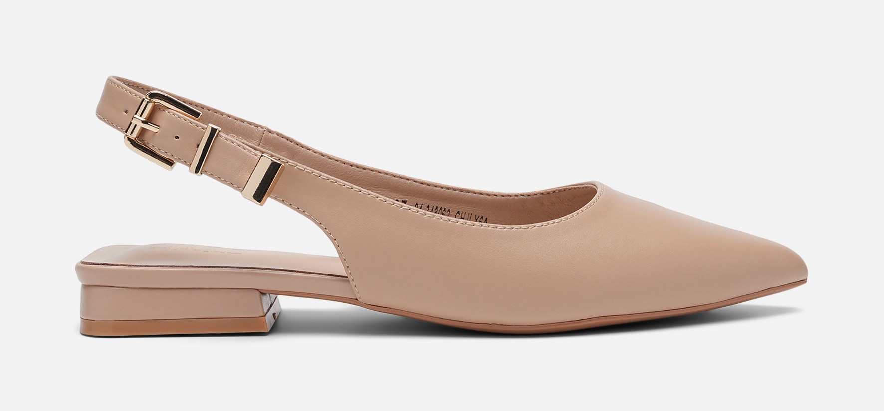 PACE, Ballerinaskor med slingback Beigea