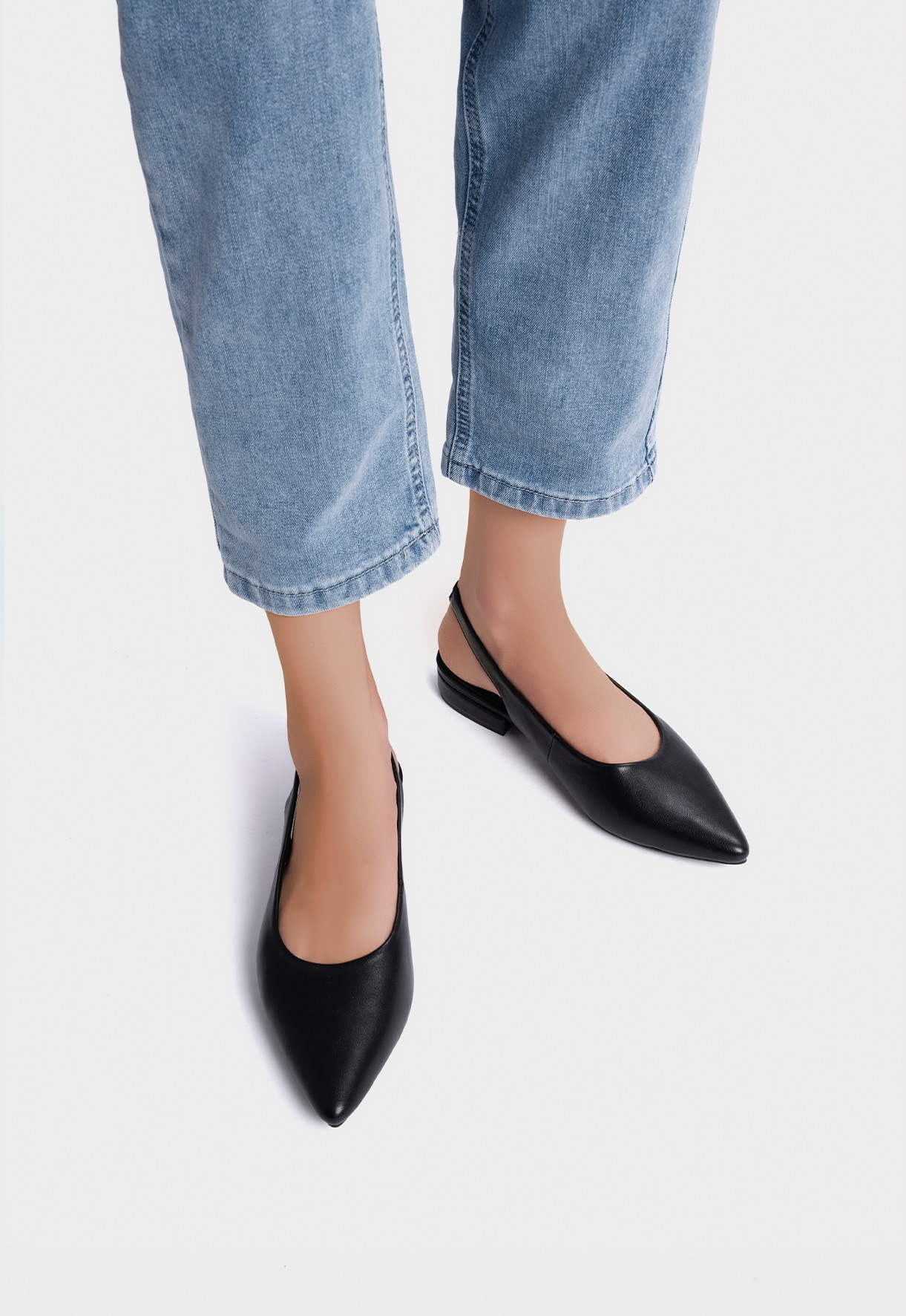 XIT, Ballerinaskor med slingback Svarta