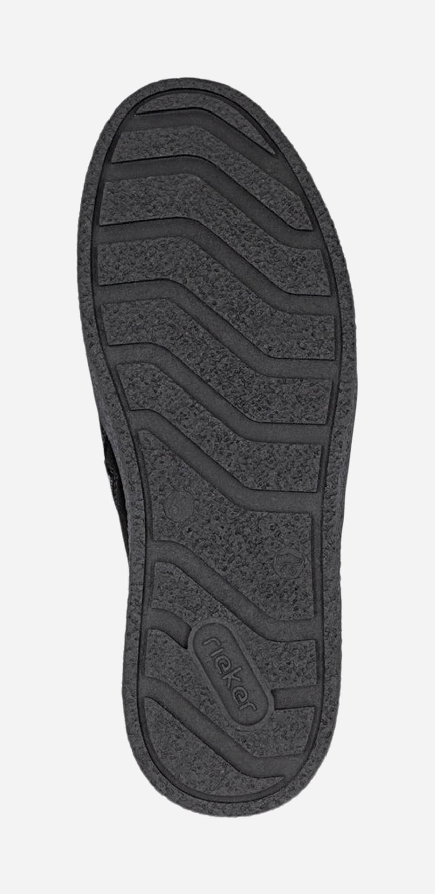 RIEKER, Varmfodrade boots med dragkedja Svarta