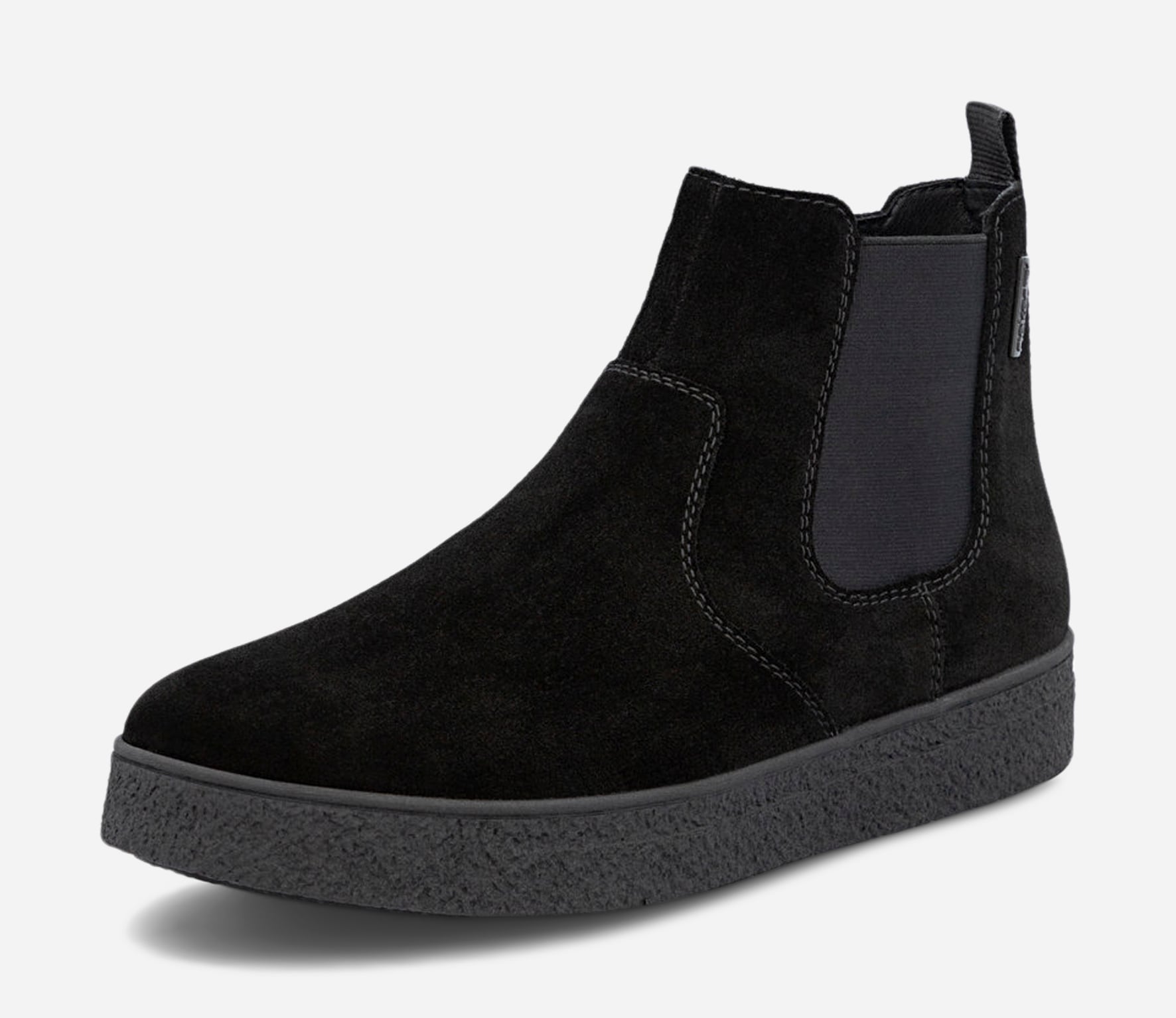 RIEKER, Varmfodrade boots med dragkedja Svarta