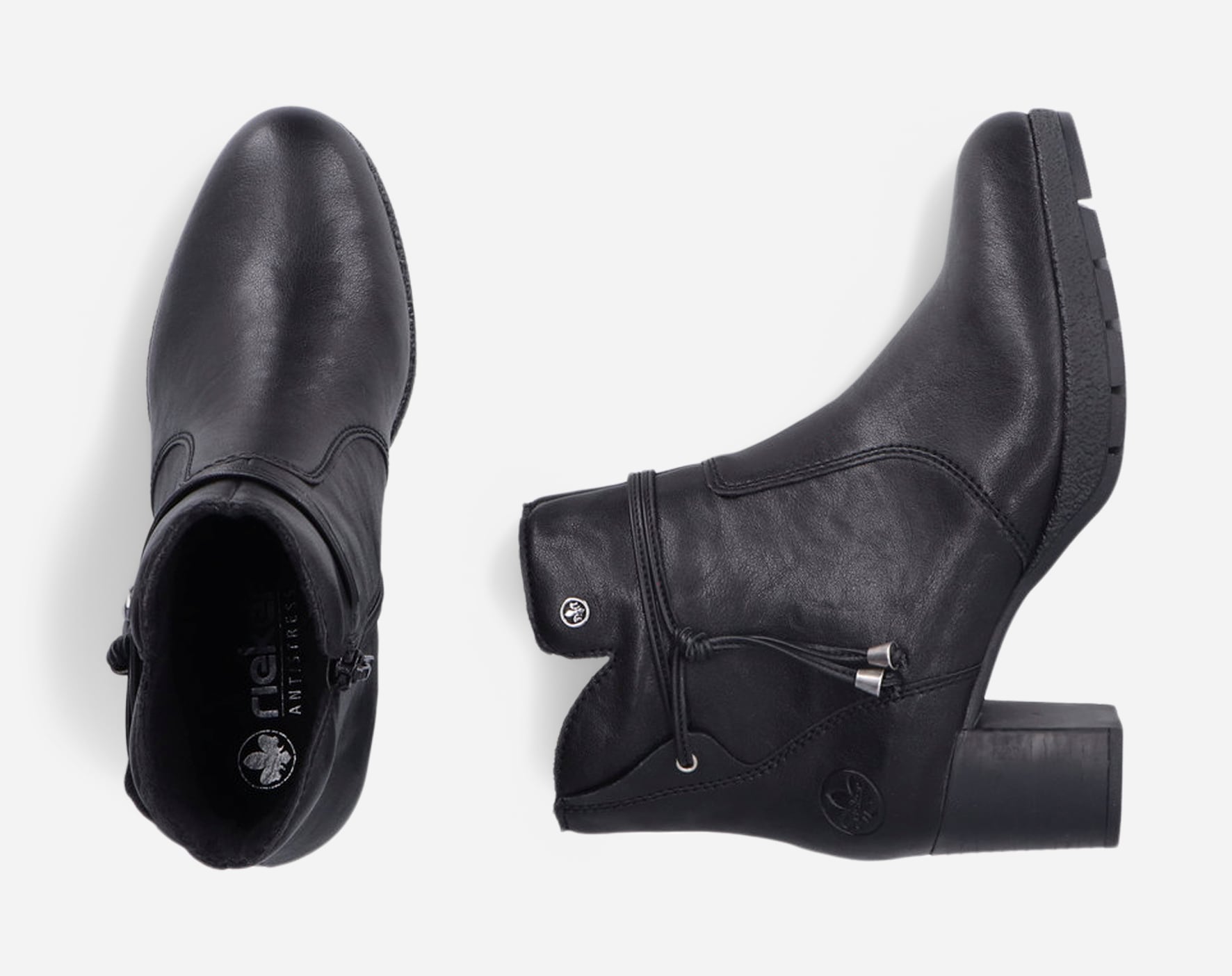 RIEKER, Chelseaboots Svarta