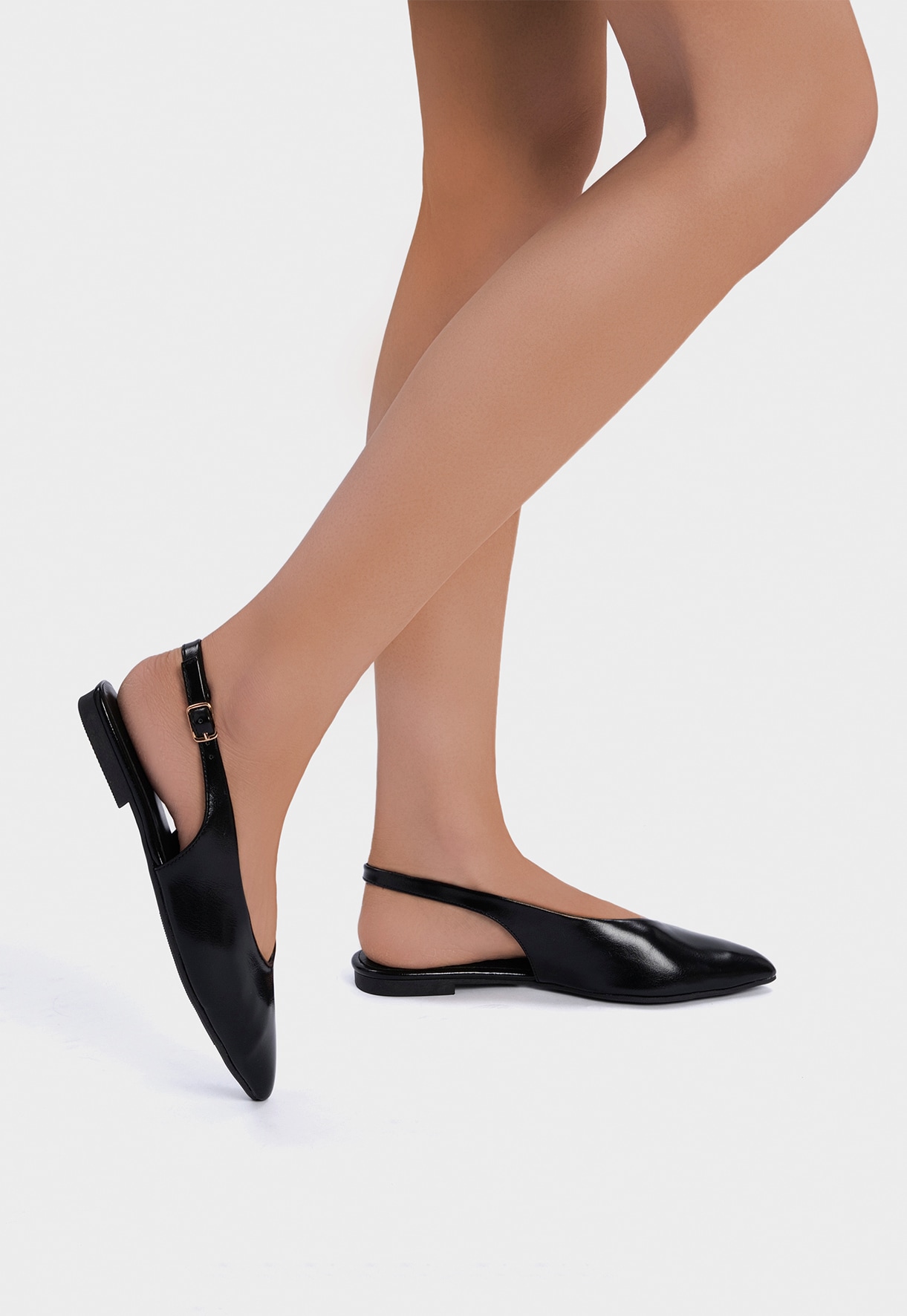 XIT, Ballerinaskor med slingback Svarta