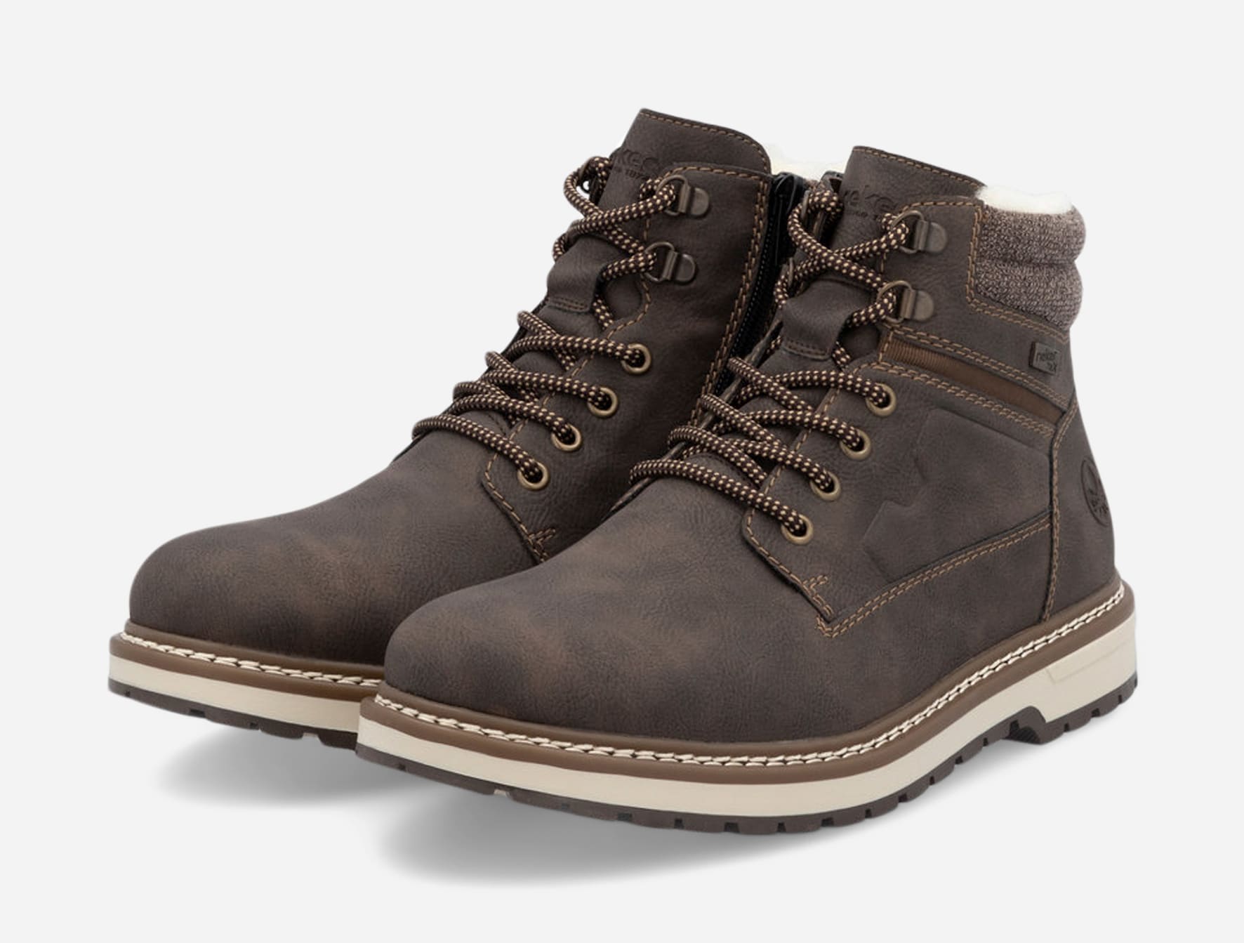 RIEKER, Varmfodrade kängor med dragkedja Flerfärgade