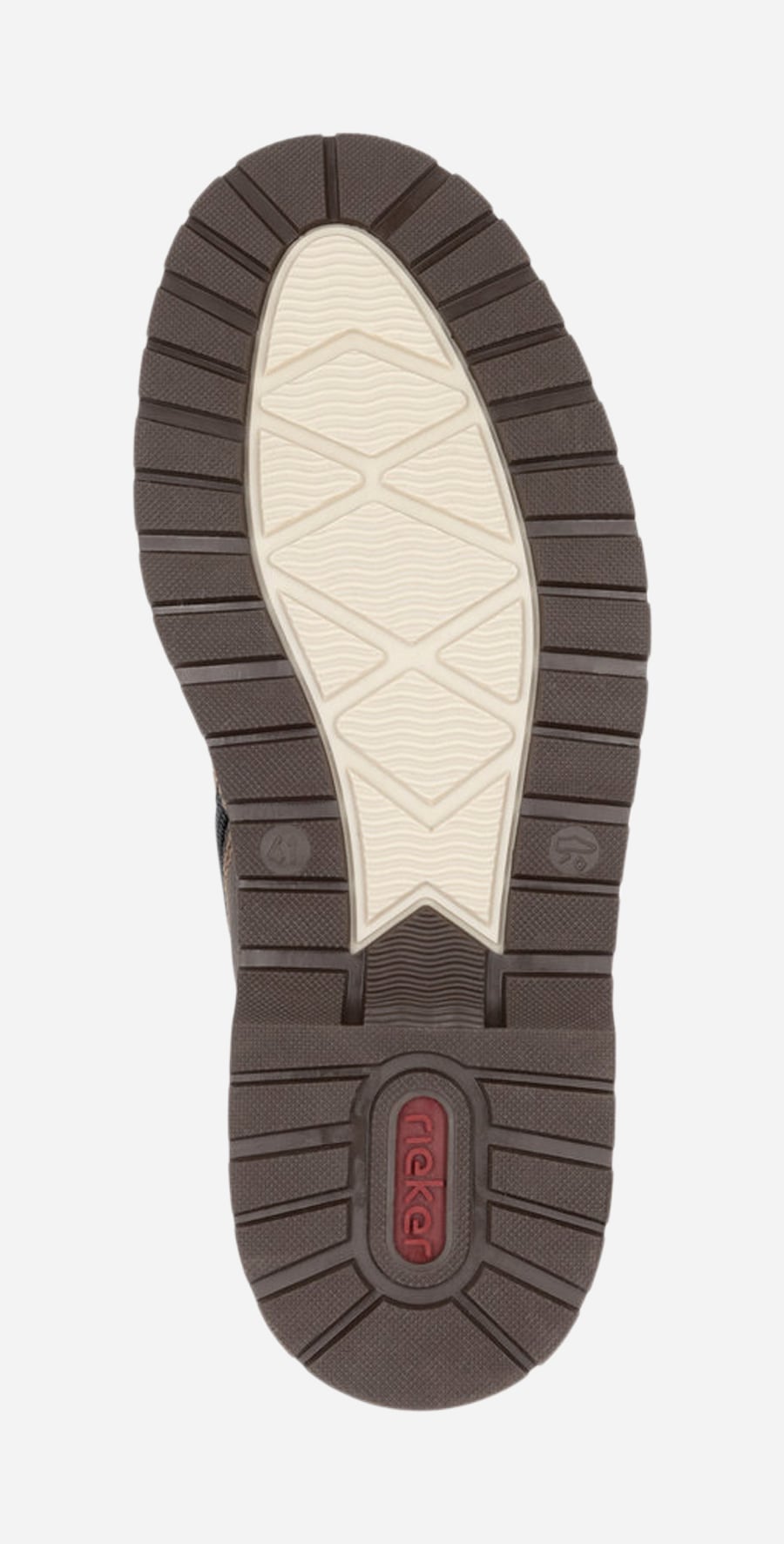 RIEKER, Varmfodrade kängor med dragkedja Flerfärgade