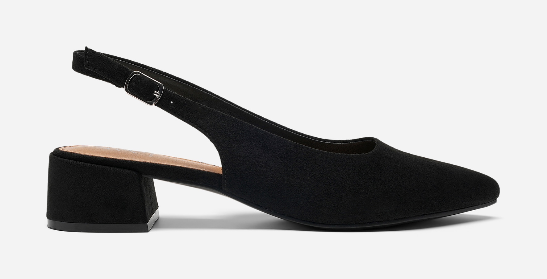 SO ALL, Pumps med slingback Svarta