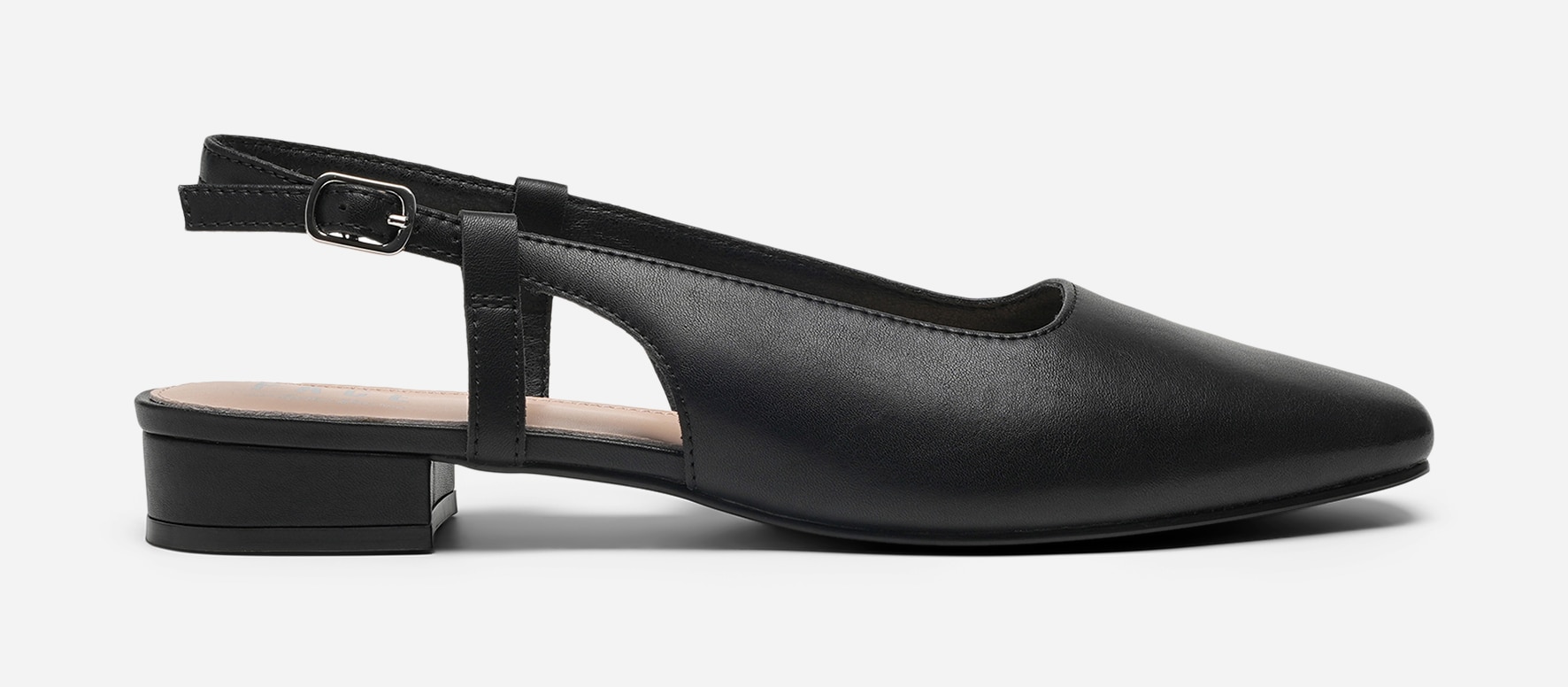 PACE, Ballerinaskor med slingback Svarta
