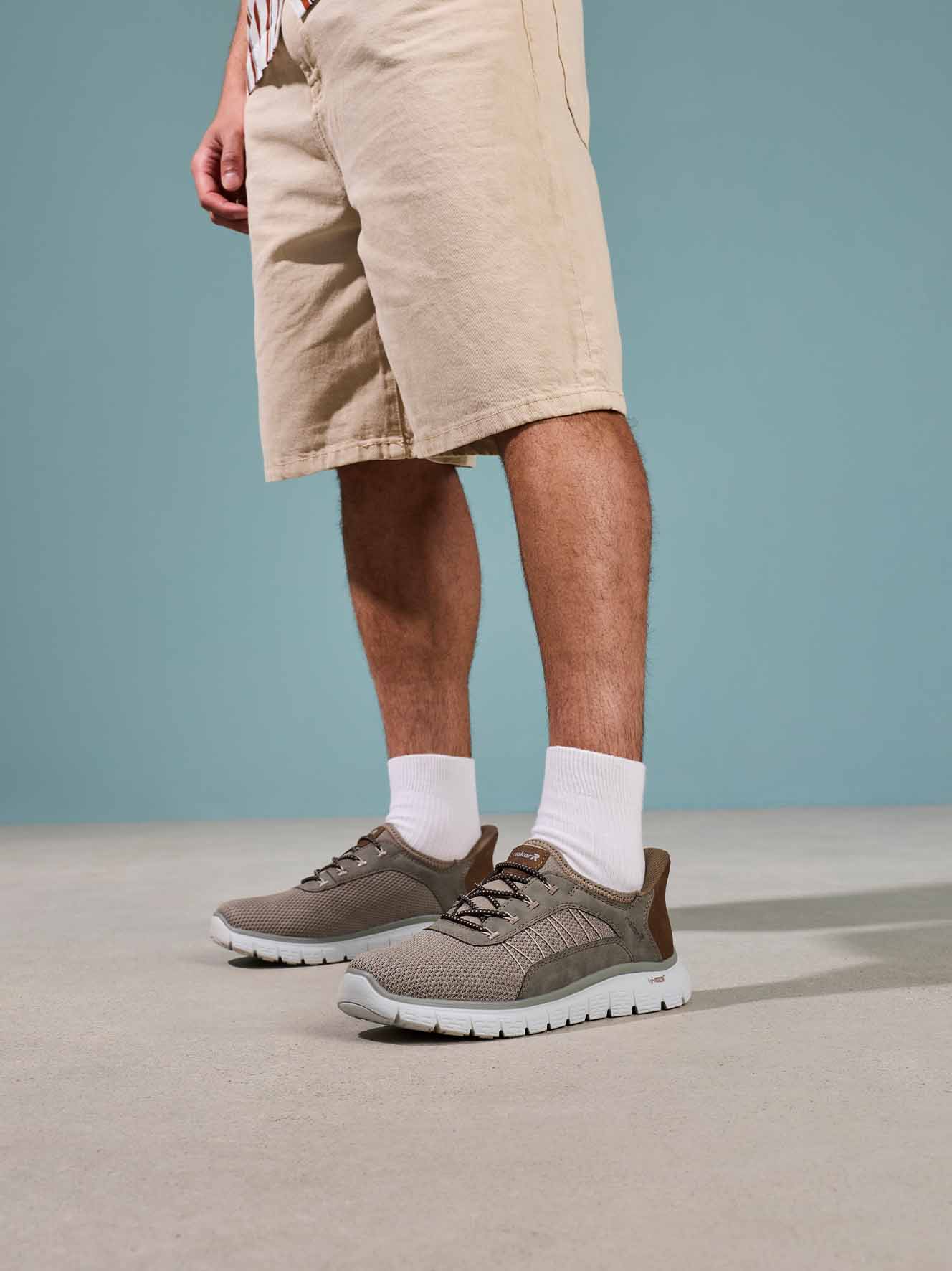 RIEKER, Step-in sneakers Beigea