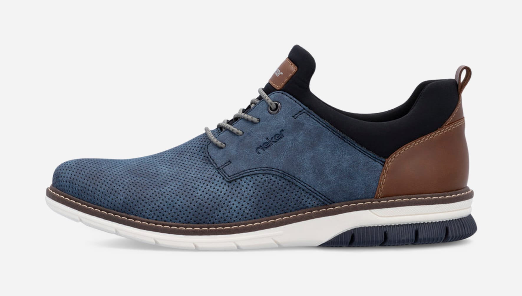 RIEKER, Step-in sneakers Blåa
