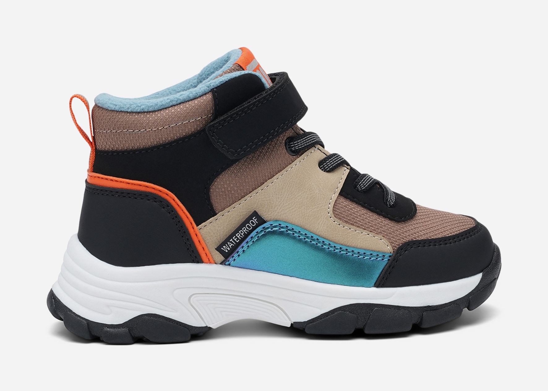 DINSKO, Fleecefodrade höga sneakers waterproof Flerfärgade
