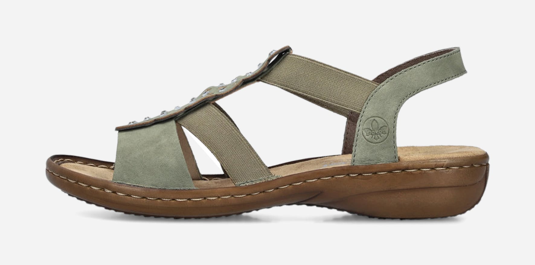 RIEKER, Sandaler med remmar Flerfärgade