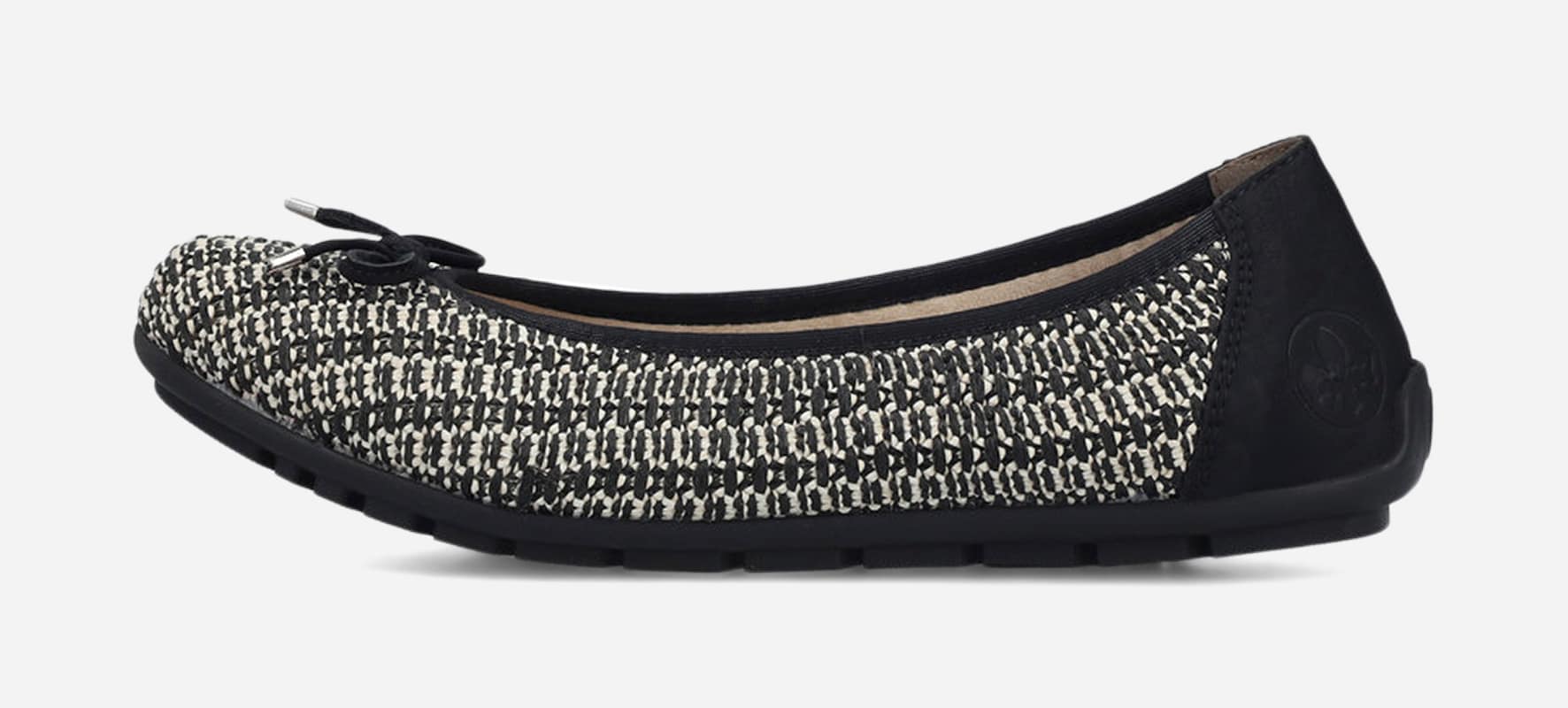 RIEKER, Ballerinaskor Svarta