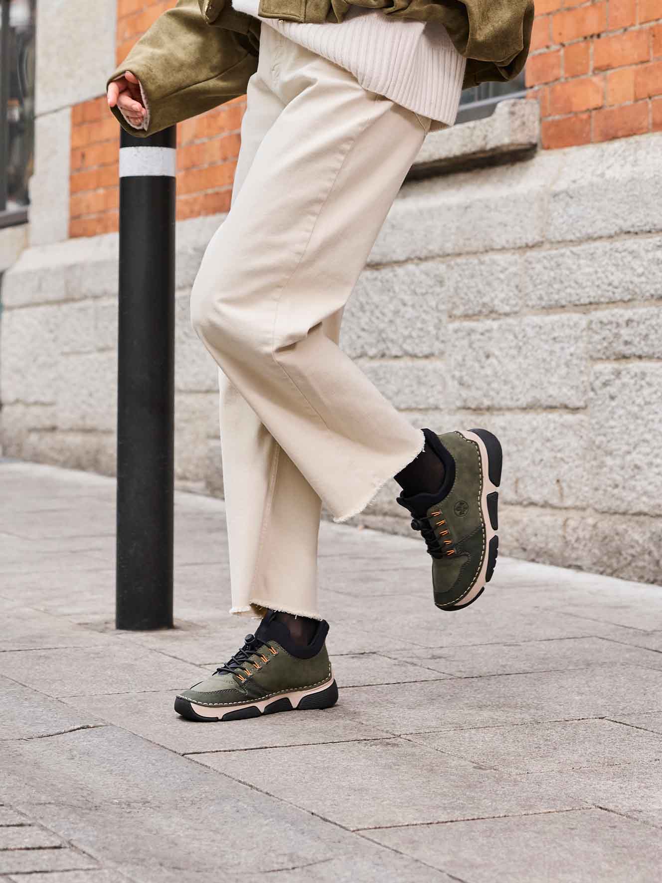 RIEKER, Sneakers Gröna